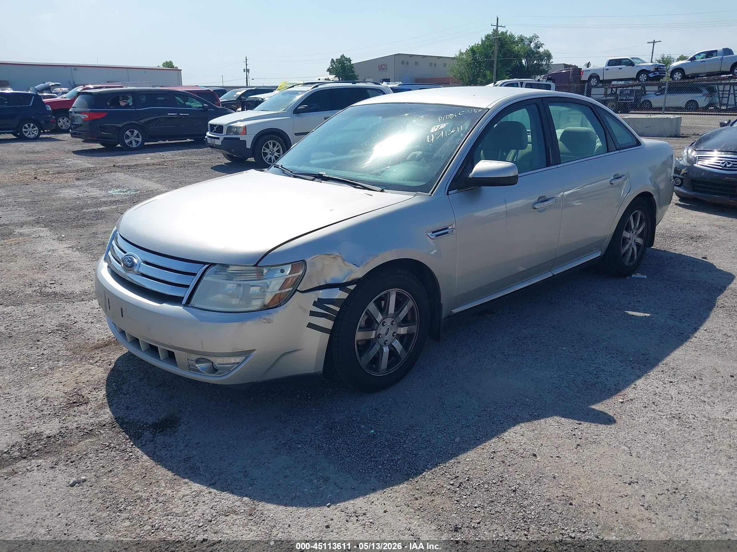 2008 Ford Taurus Sel Silver vin: 1FAHP24W28G101221
