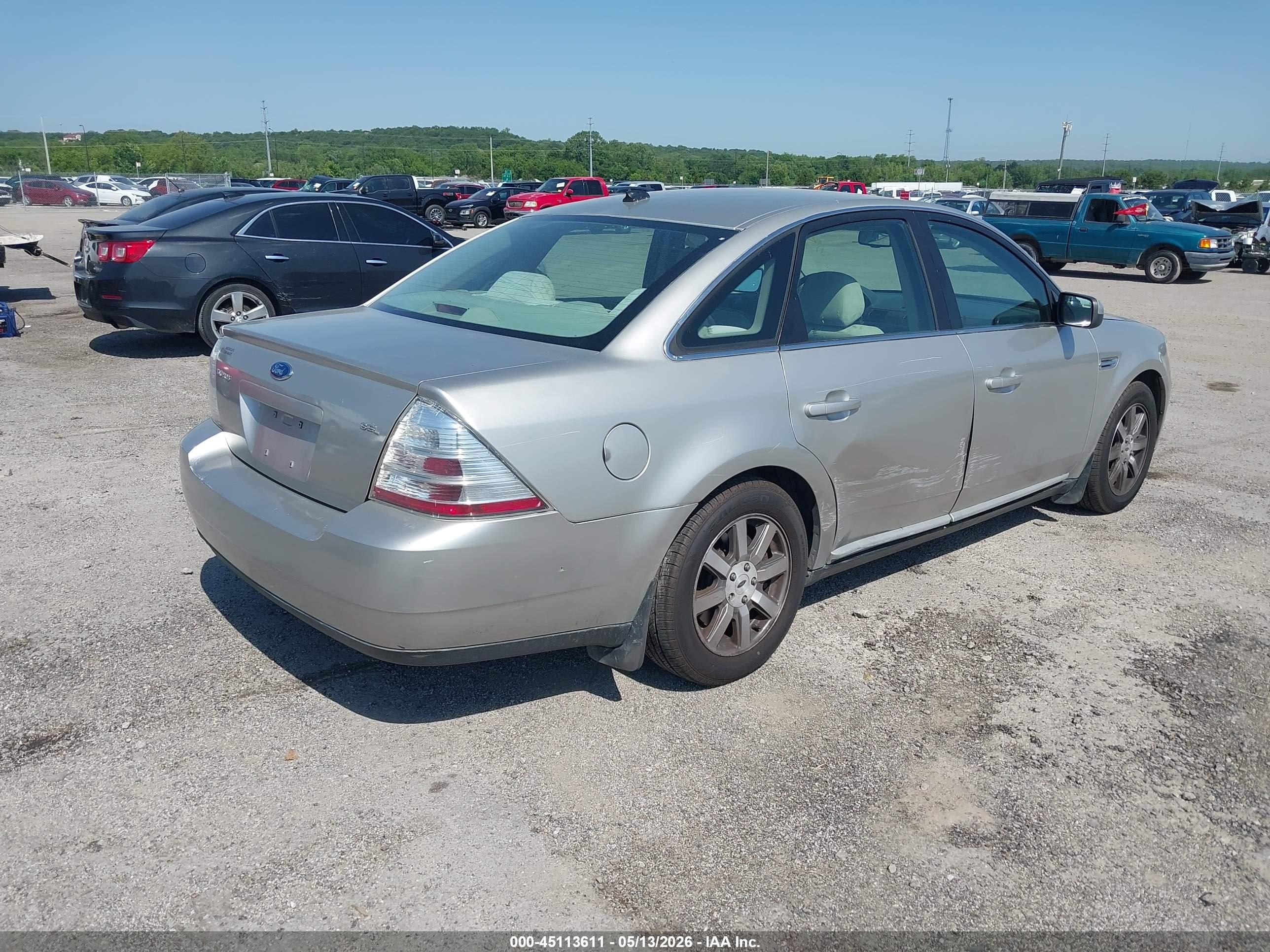 2008 Ford Taurus Sel Silver vin: 1FAHP24W28G101221