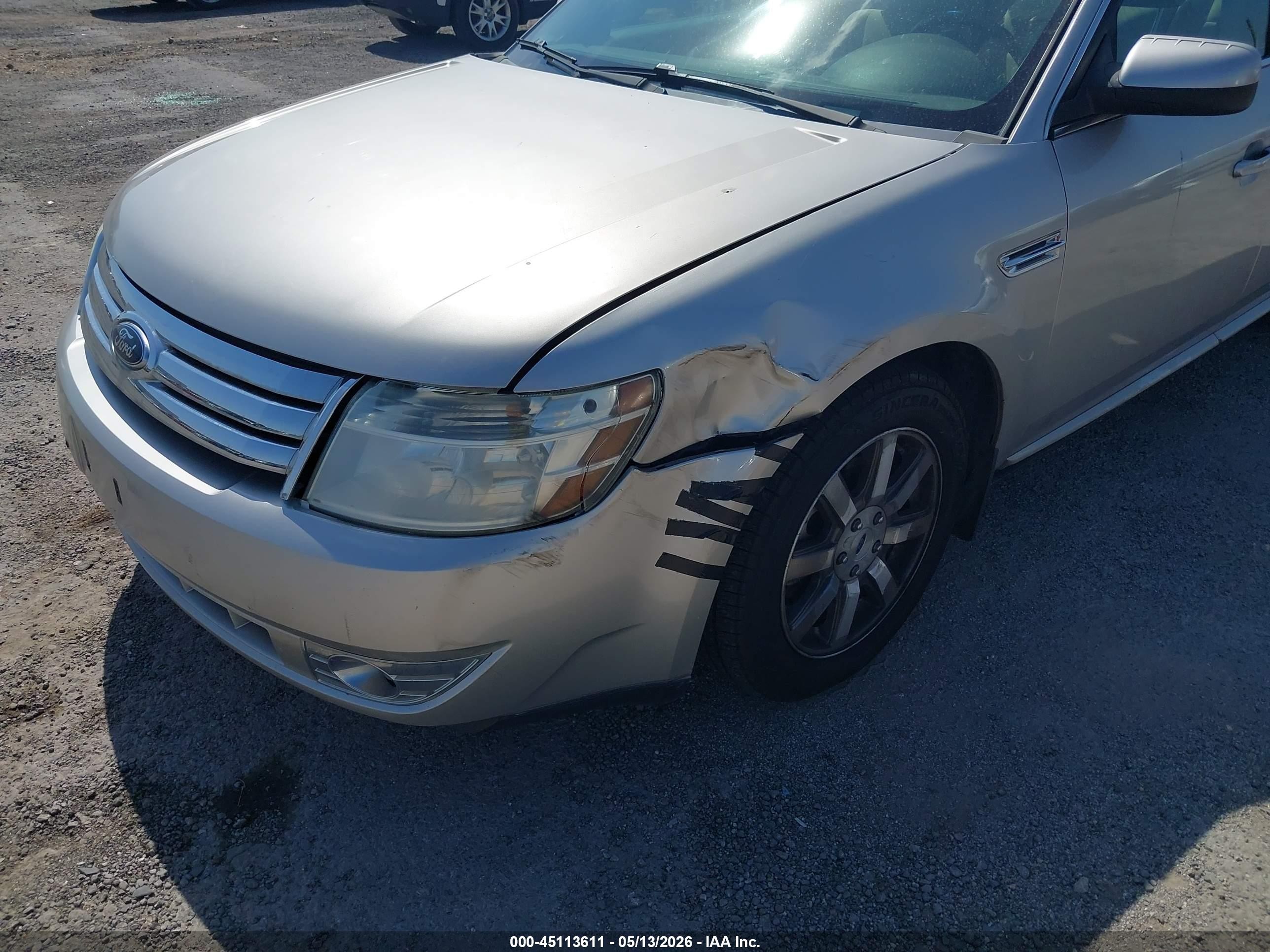 2008 Ford Taurus Sel Silver vin: 1FAHP24W28G101221