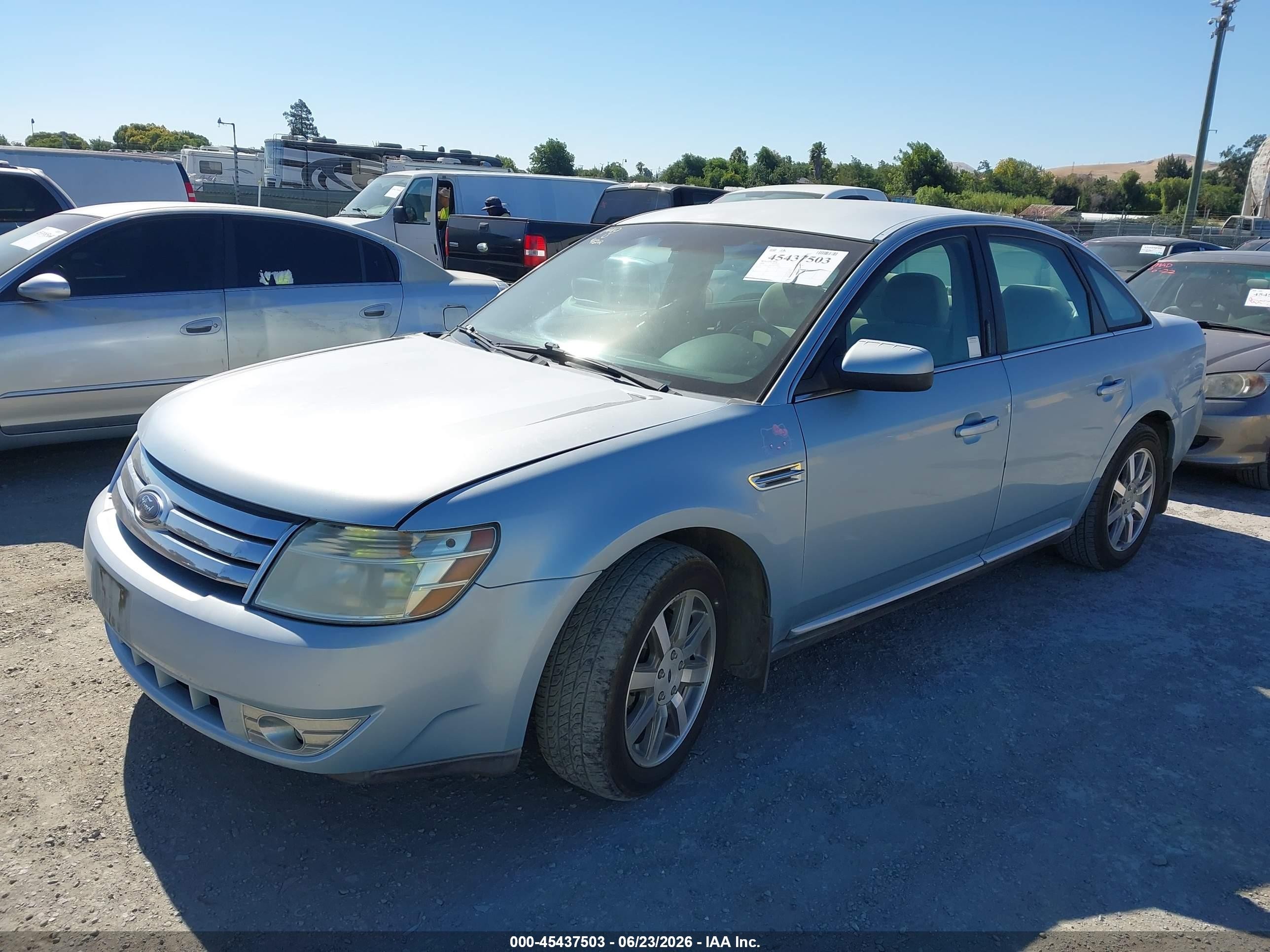 2008 Ford Taurus Sel Gray vin: 1FAHP24W28G139984