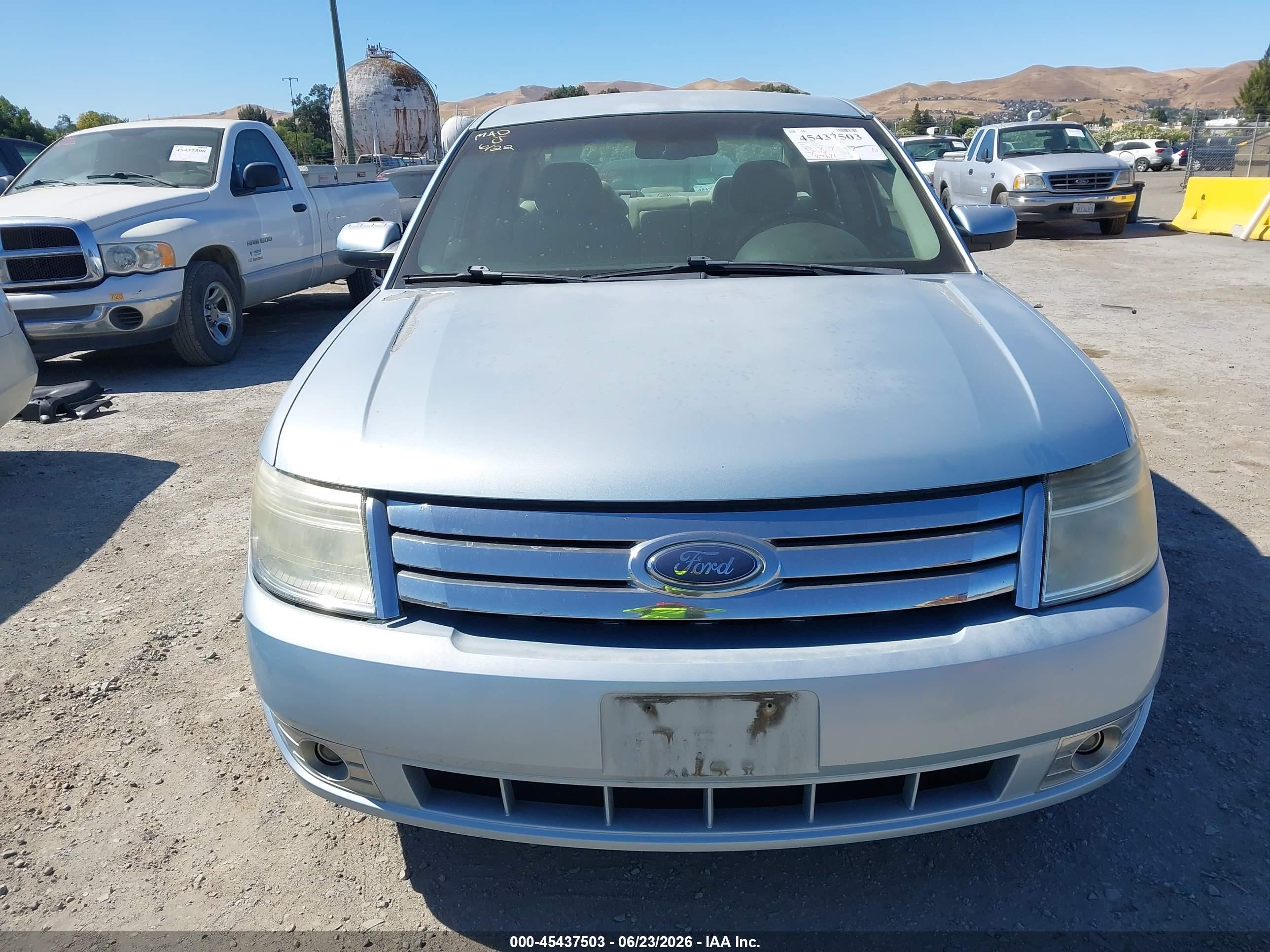 2008 Ford Taurus Sel Gray vin: 1FAHP24W28G139984