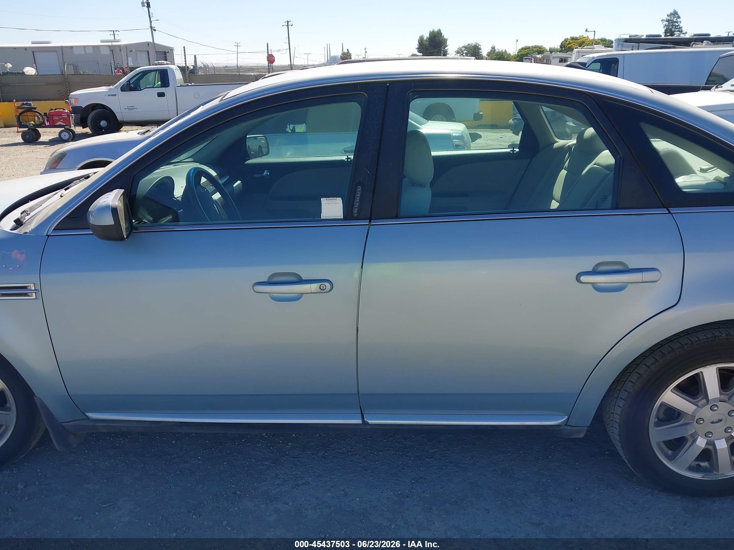 2008 Ford Taurus Sel Gray vin: 1FAHP24W28G139984