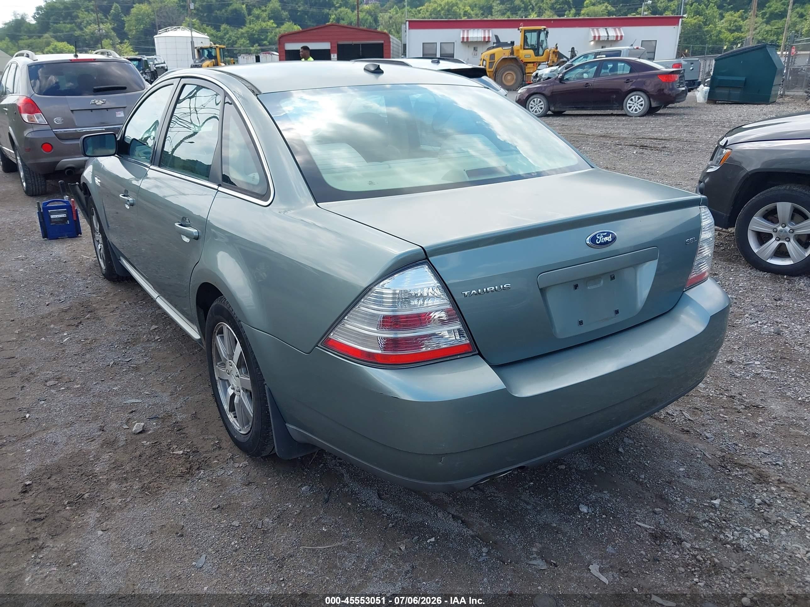 2008 Ford Taurus Sel Light Blue vin: 1FAHP24W28G141766