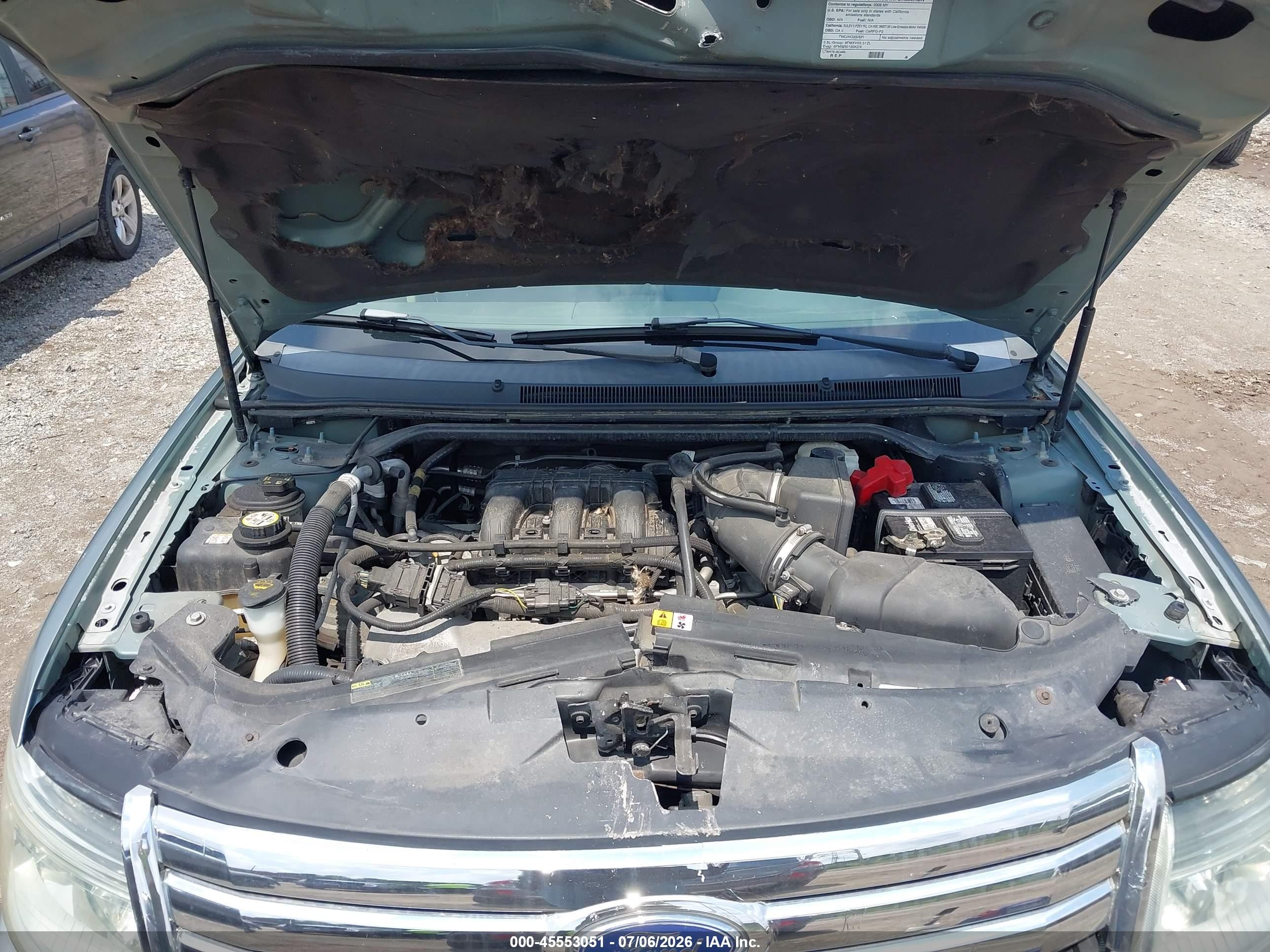 2008 Ford Taurus Sel Light Blue vin: 1FAHP24W28G141766
