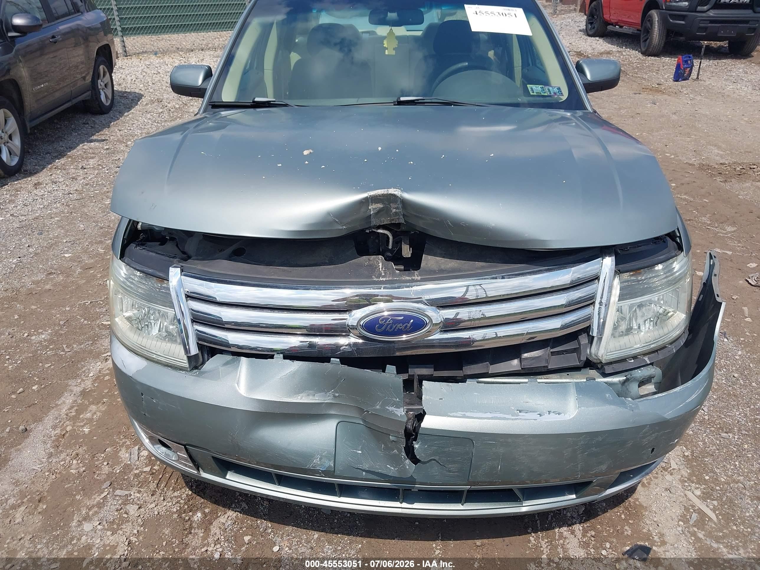 2008 Ford Taurus Sel Light Blue vin: 1FAHP24W28G141766
