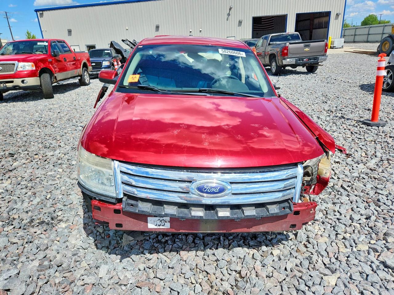 2009 Ford Taurus Sel Red vin: 1FAHP24W29G103729