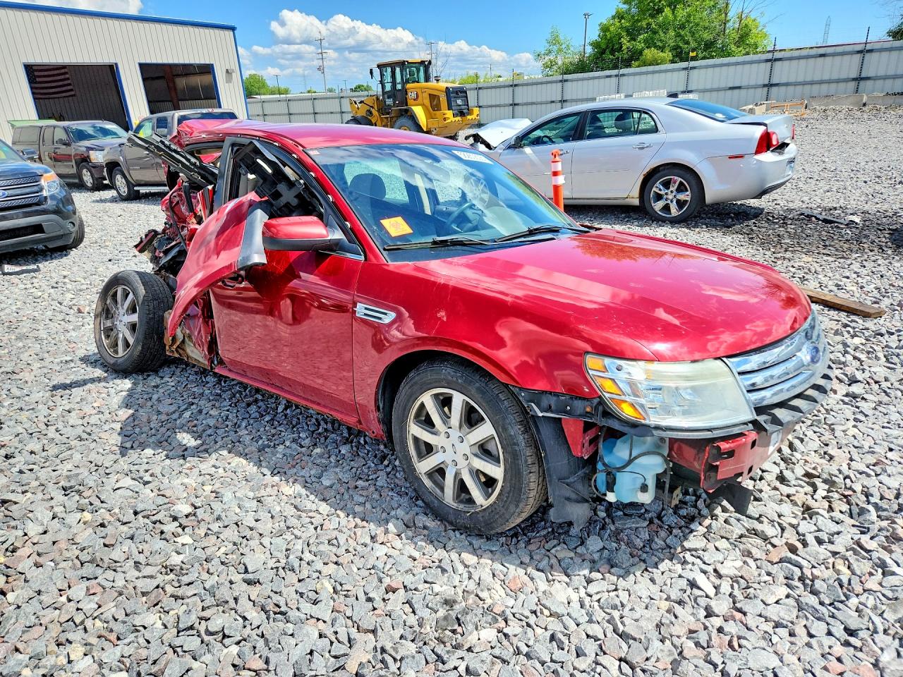 2009 Ford Taurus Sel Red vin: 1FAHP24W29G103729