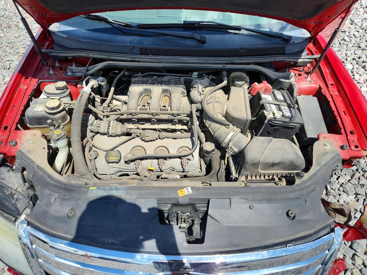 2009 Ford Taurus Sel Red vin: 1FAHP24W29G103729