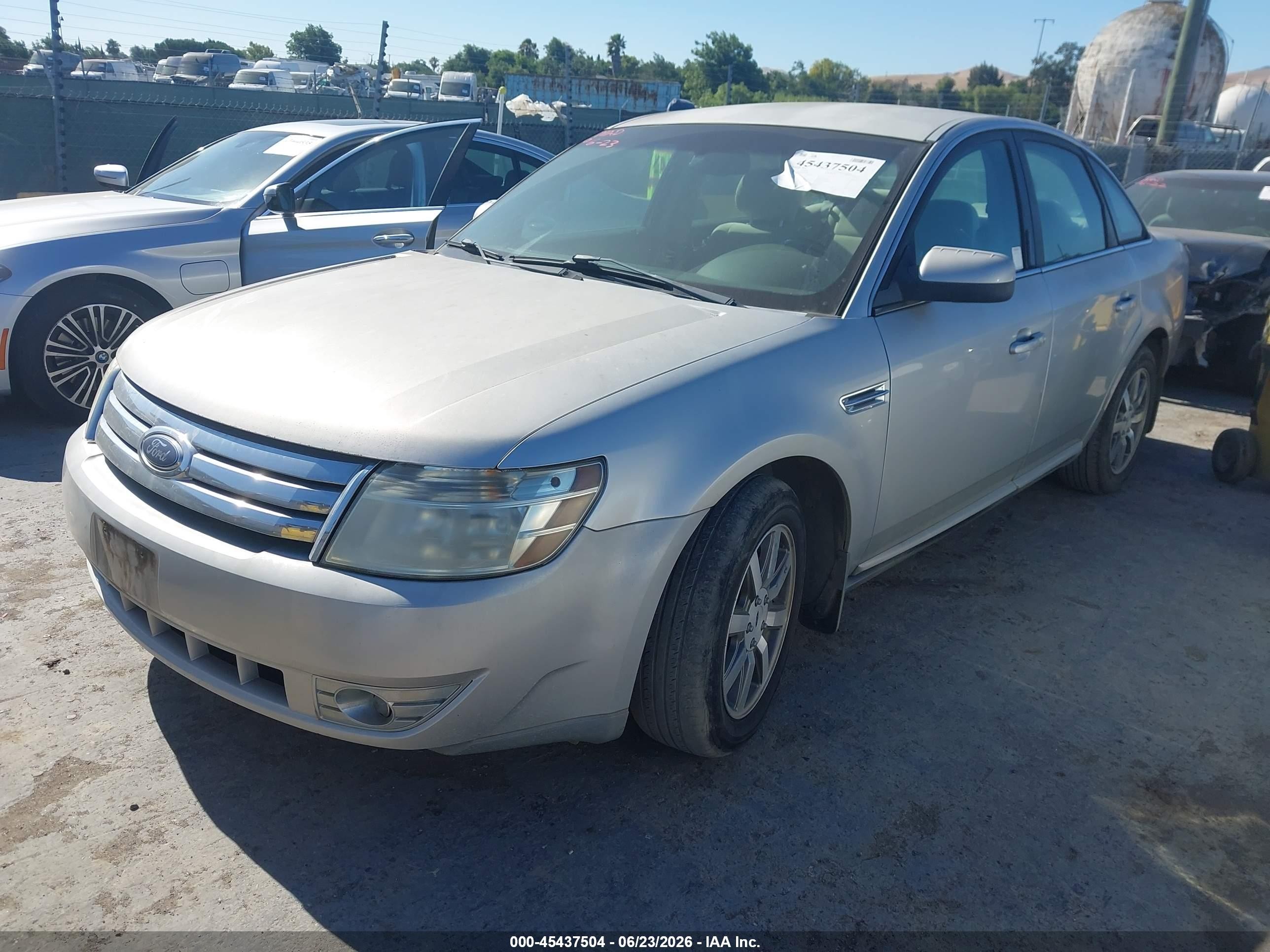 2008 Ford Taurus Sel Gray vin: 1FAHP24W48G142563