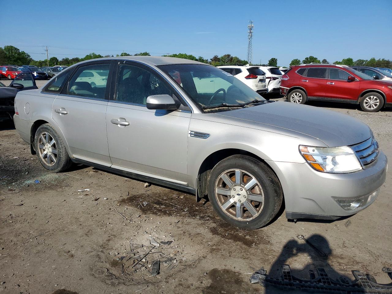 2008 Ford Taurus Sel Silver vin: 1FAHP24W58G107739
