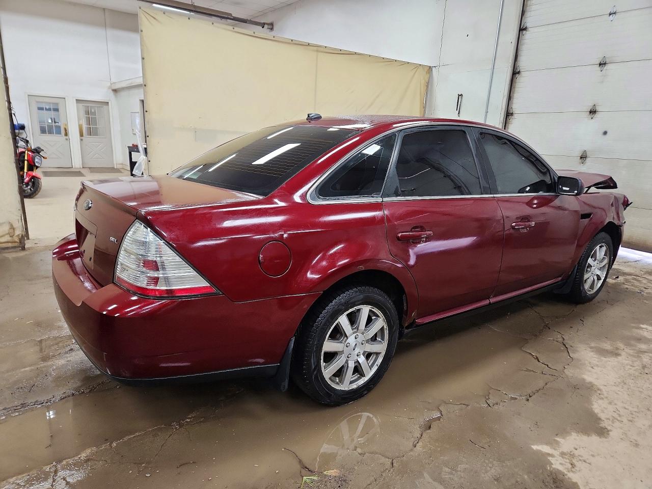 2008 Ford Taurus Sel Burgundy vin: 1FAHP24W58G153863