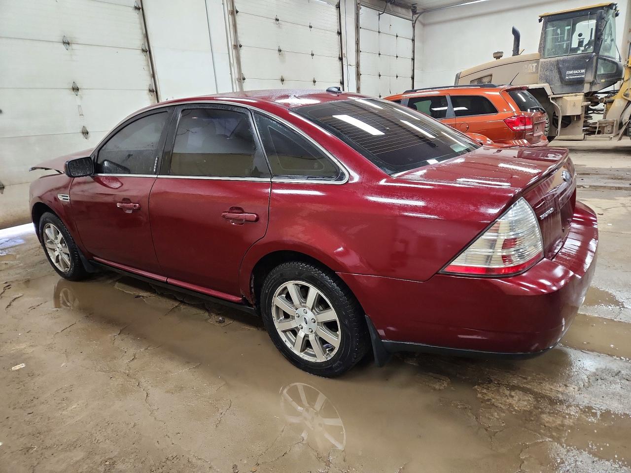 2008 Ford Taurus Sel Burgundy vin: 1FAHP24W58G153863