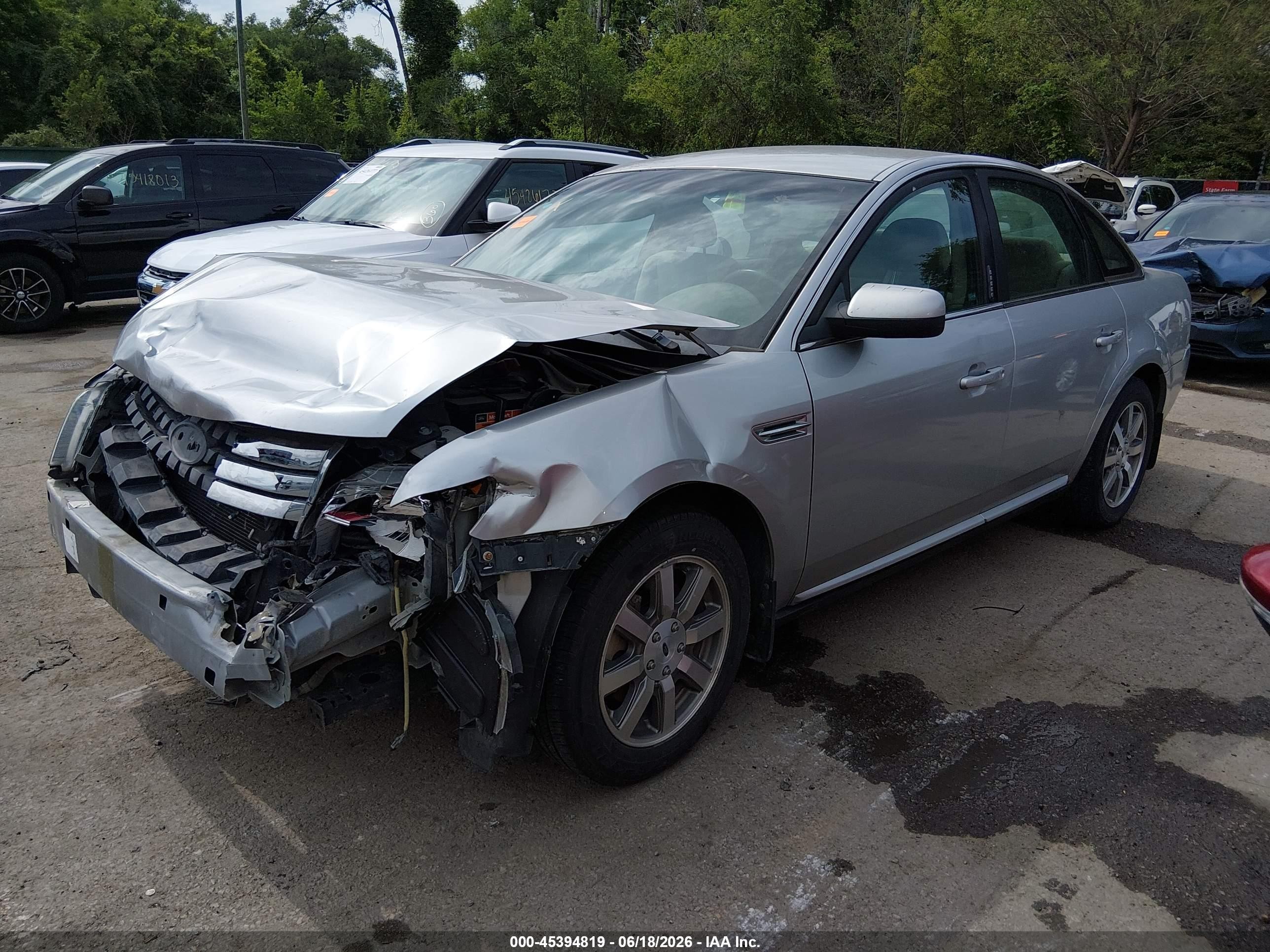 2009 Ford Taurus Sel Silver vin: 1FAHP24W59G104583