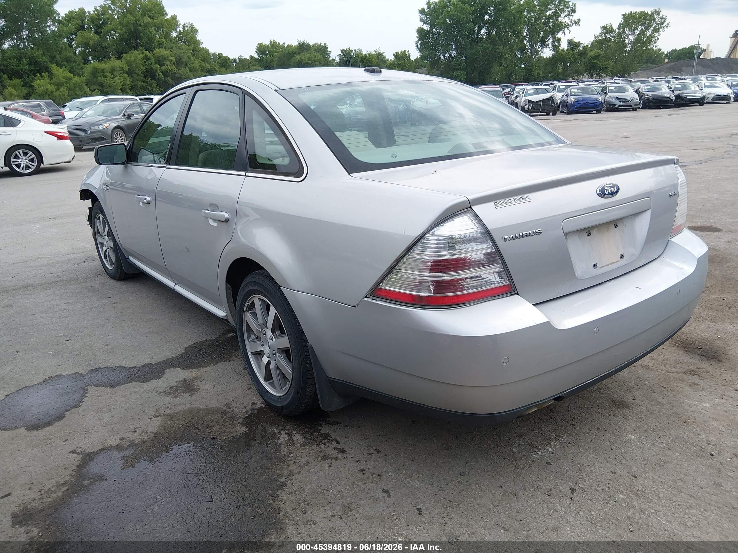 2009 Ford Taurus Sel Silver vin: 1FAHP24W59G104583