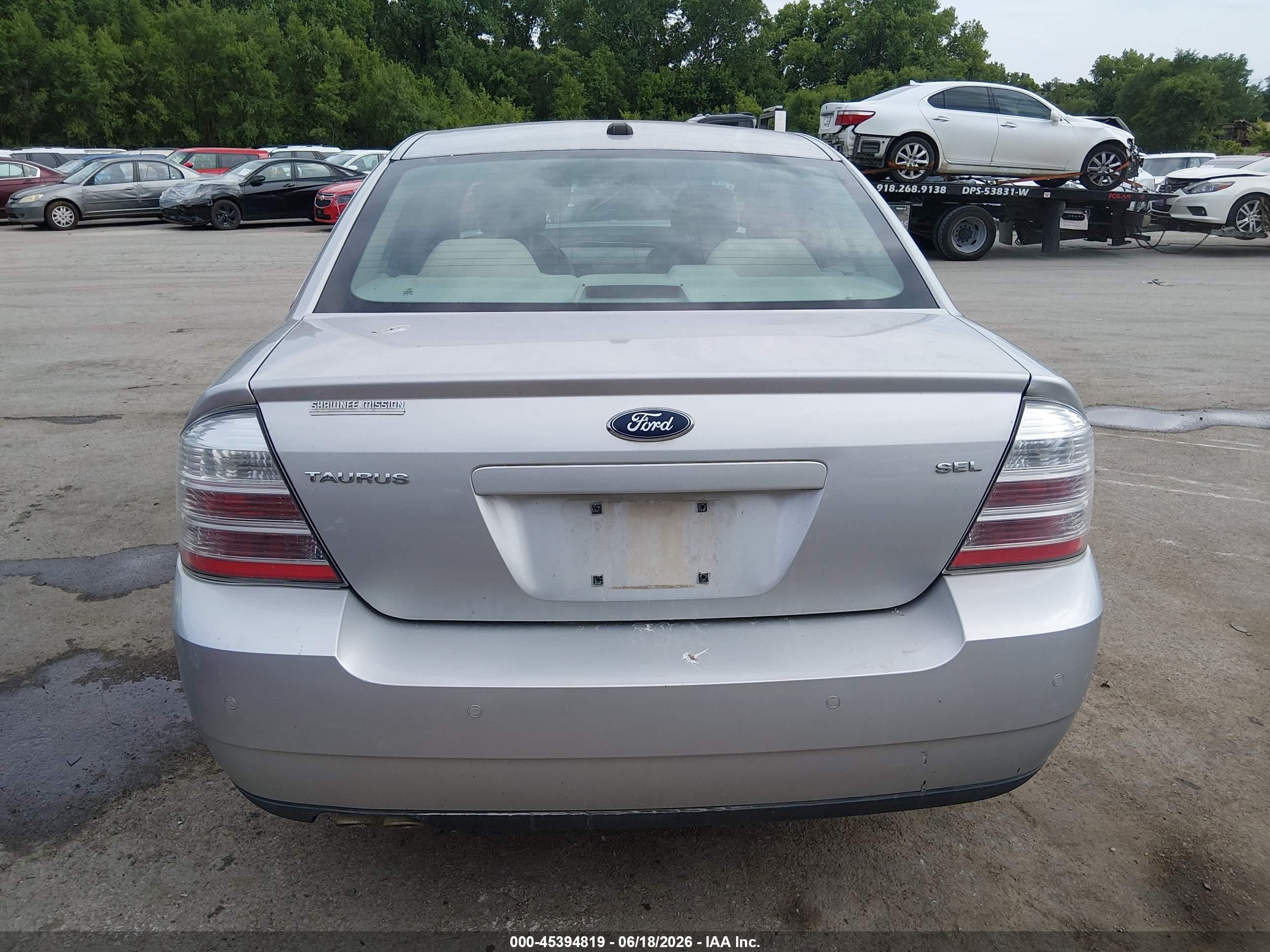 2009 Ford Taurus Sel Silver vin: 1FAHP24W59G104583