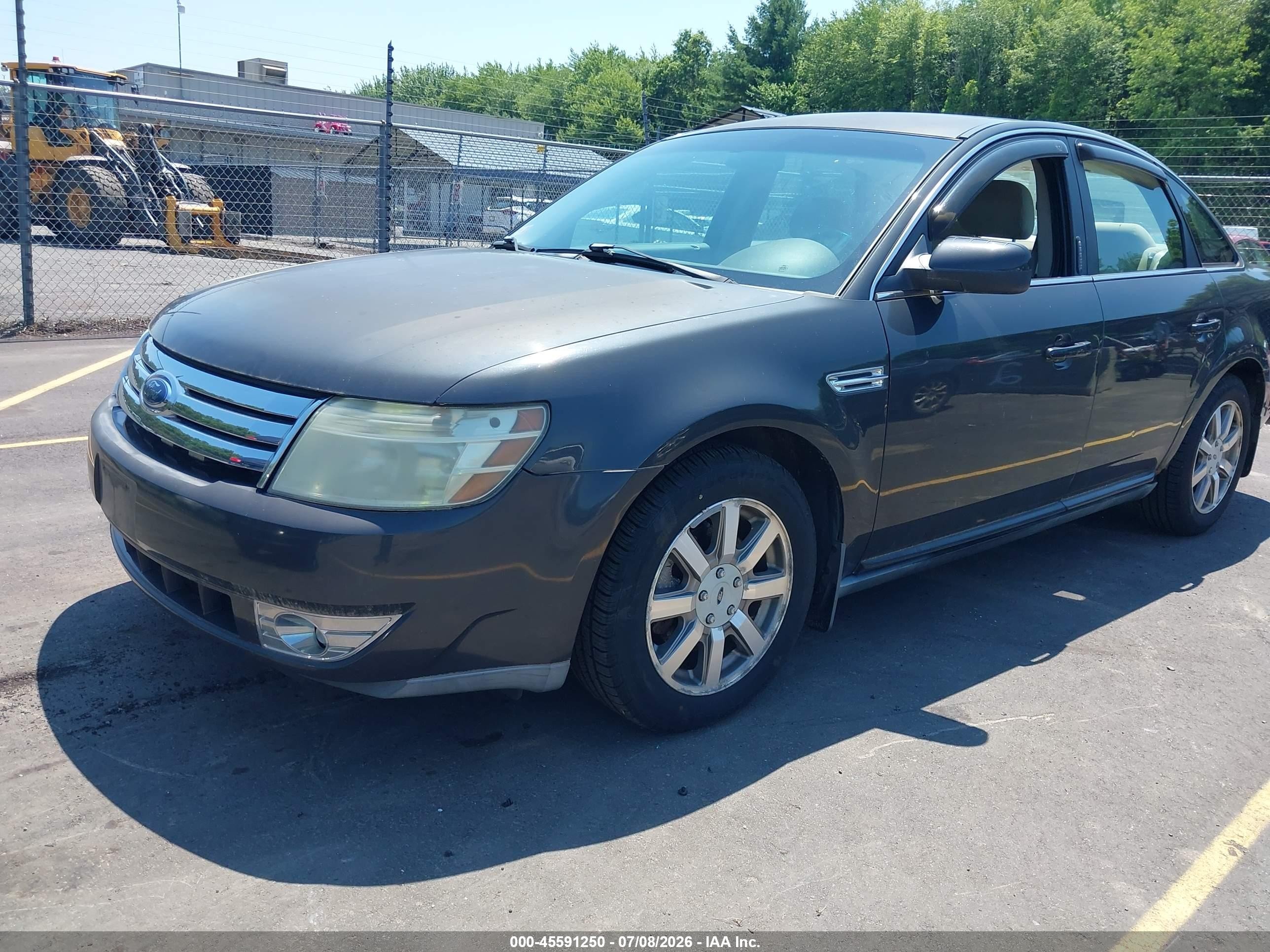 2008 Ford Taurus Sel Gray vin: 1FAHP24W68G158425