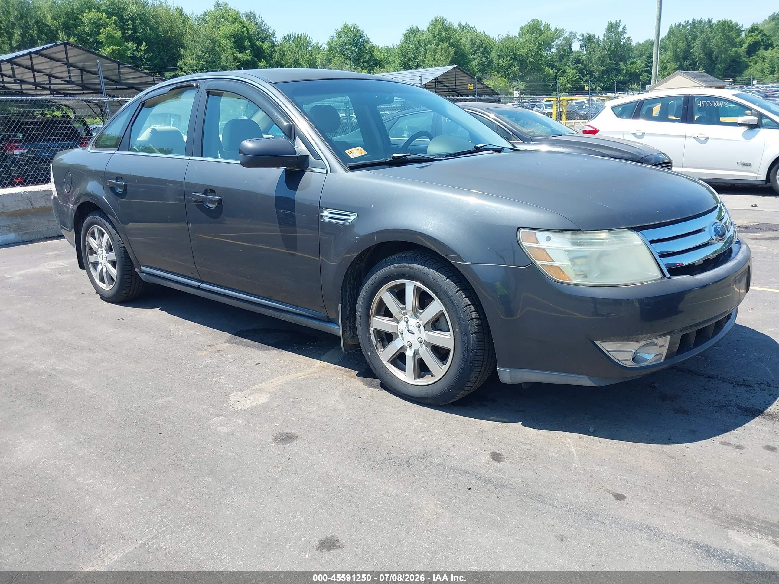 2008 Ford Taurus Sel Gray vin: 1FAHP24W68G158425