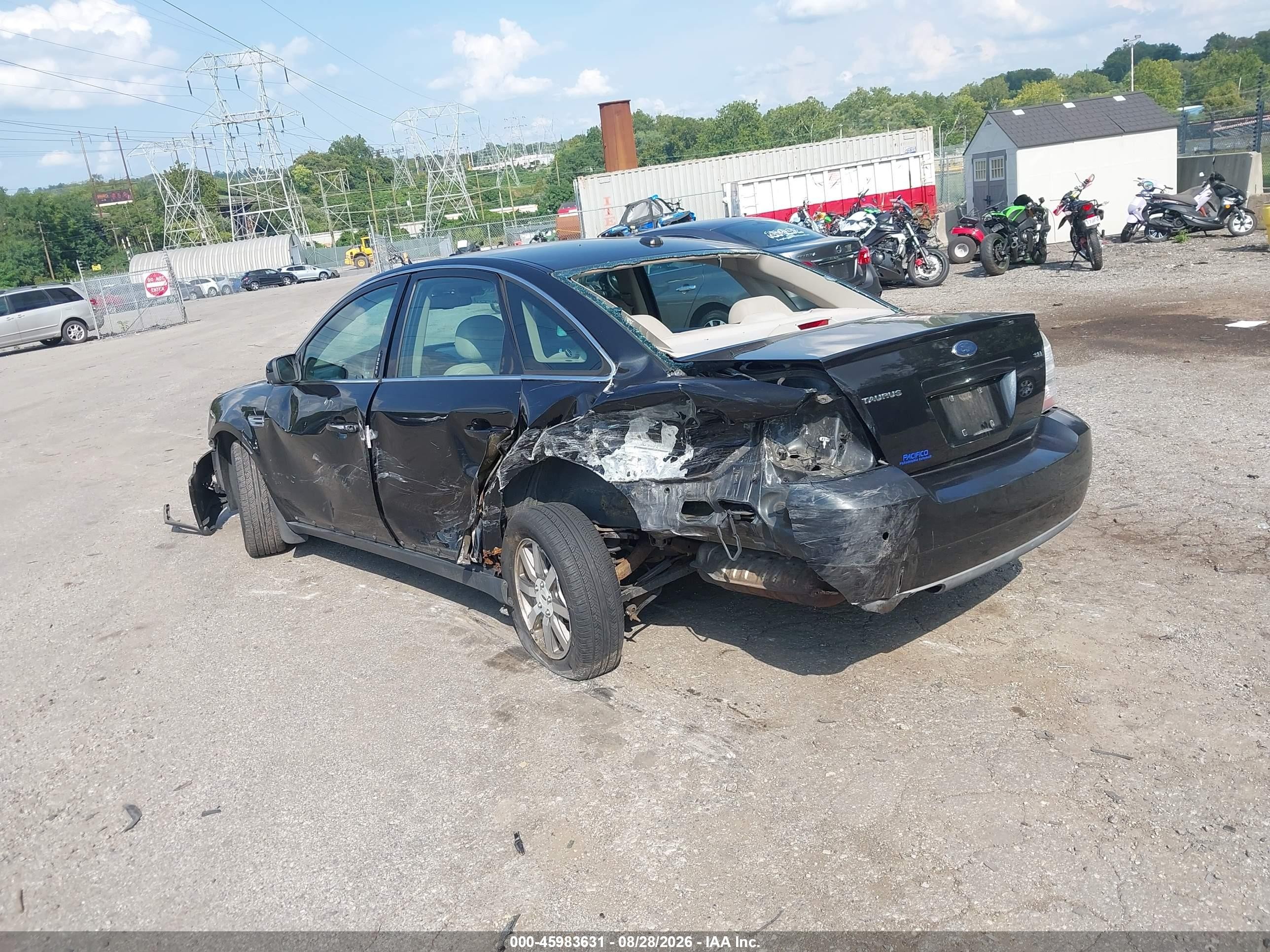 2009 Ford Taurus Sel Black vin: 1FAHP24W69G104379
