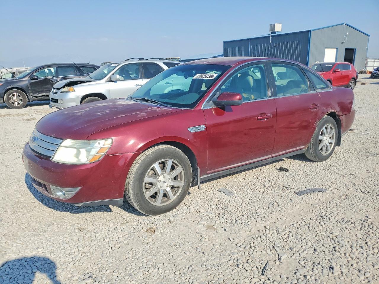 2008 Ford Taurus Sel Burgundy vin: 1FAHP24W78G117138