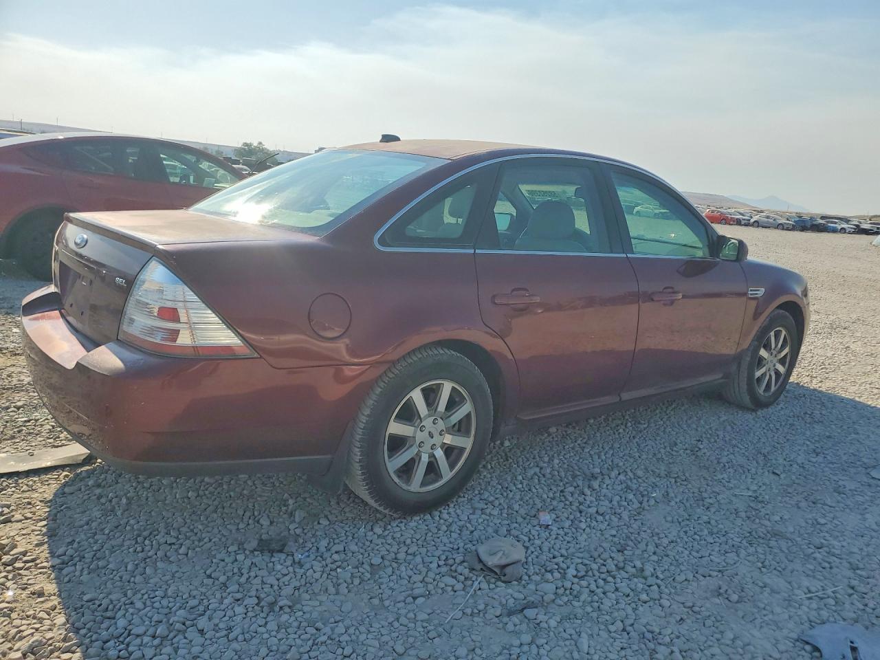 2008 Ford Taurus Sel Burgundy vin: 1FAHP24W78G117138