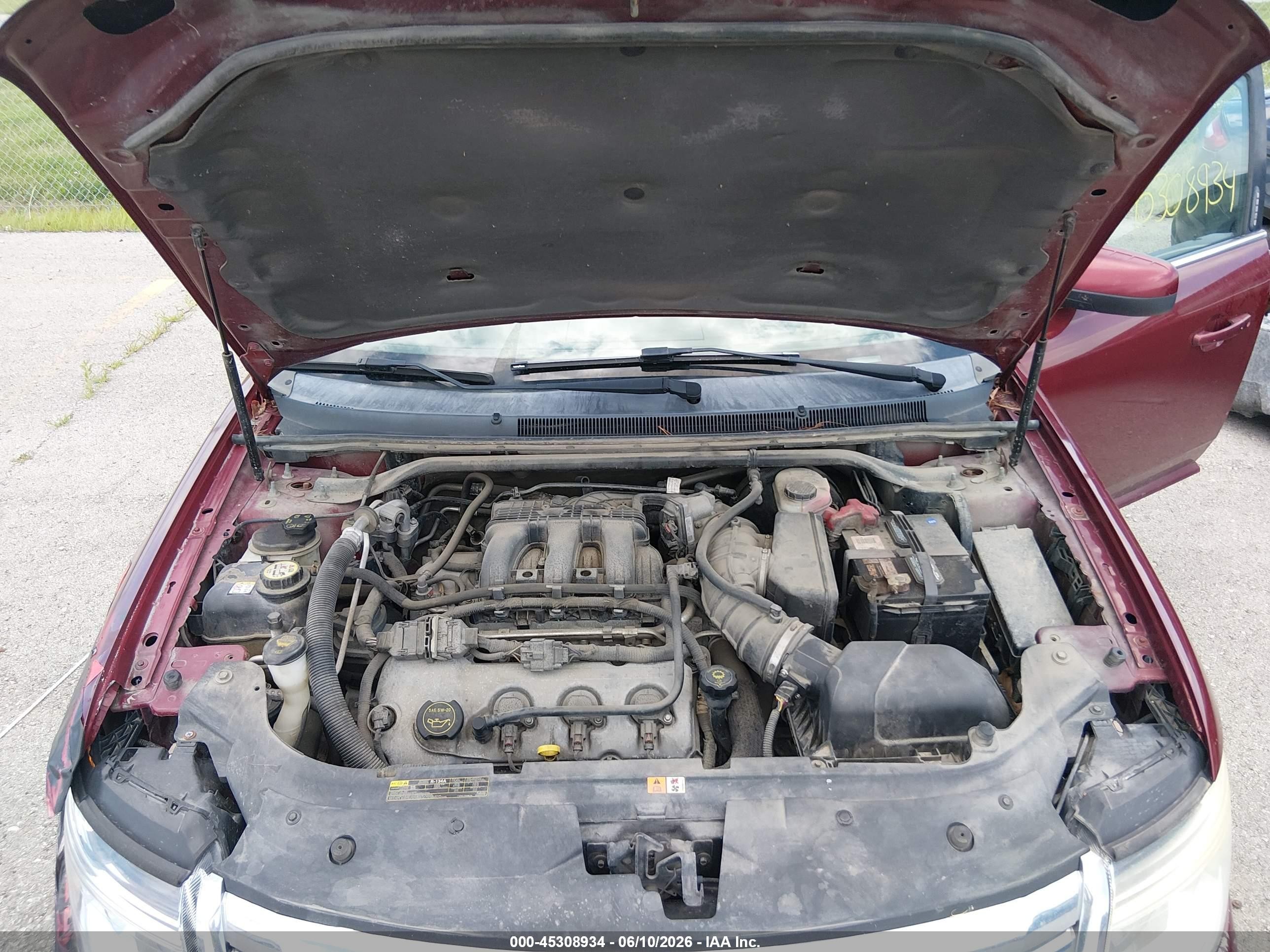 2008 Ford Taurus Sel Красный vin: 1FAHP24W78G156151