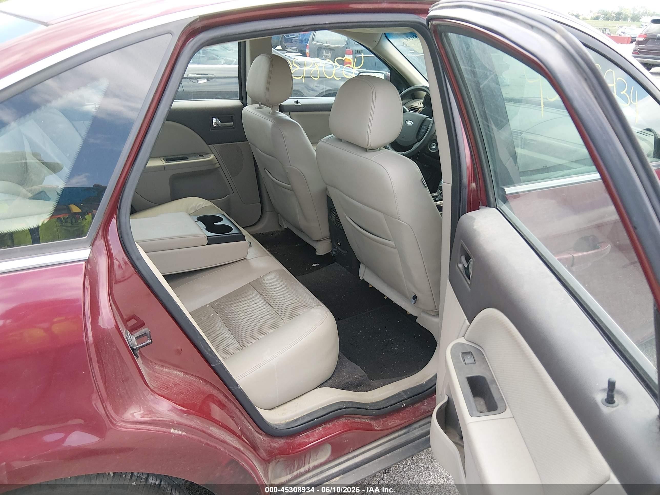 2008 Ford Taurus Sel Красный vin: 1FAHP24W78G156151