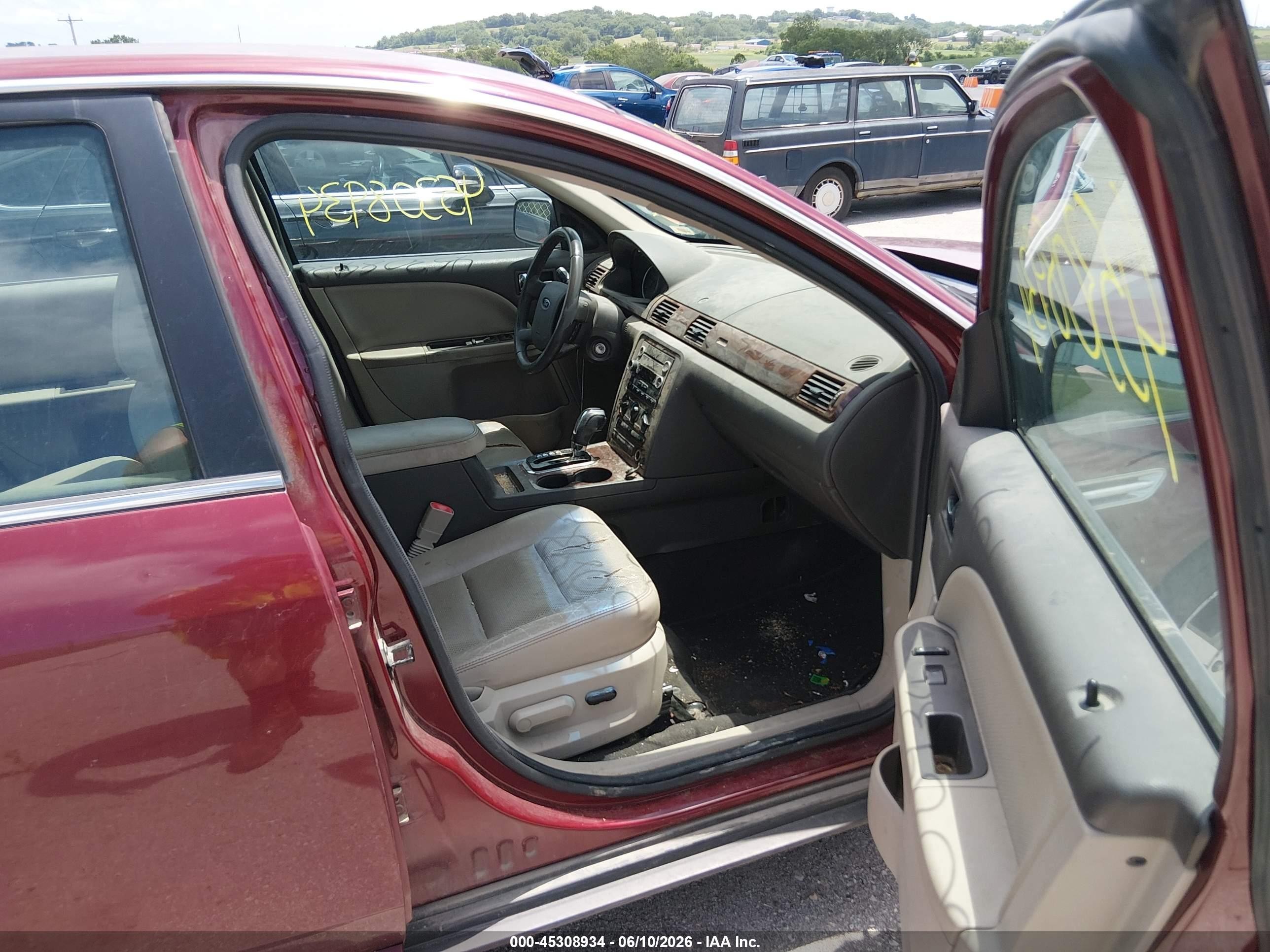 2008 Ford Taurus Sel Красный vin: 1FAHP24W78G156151