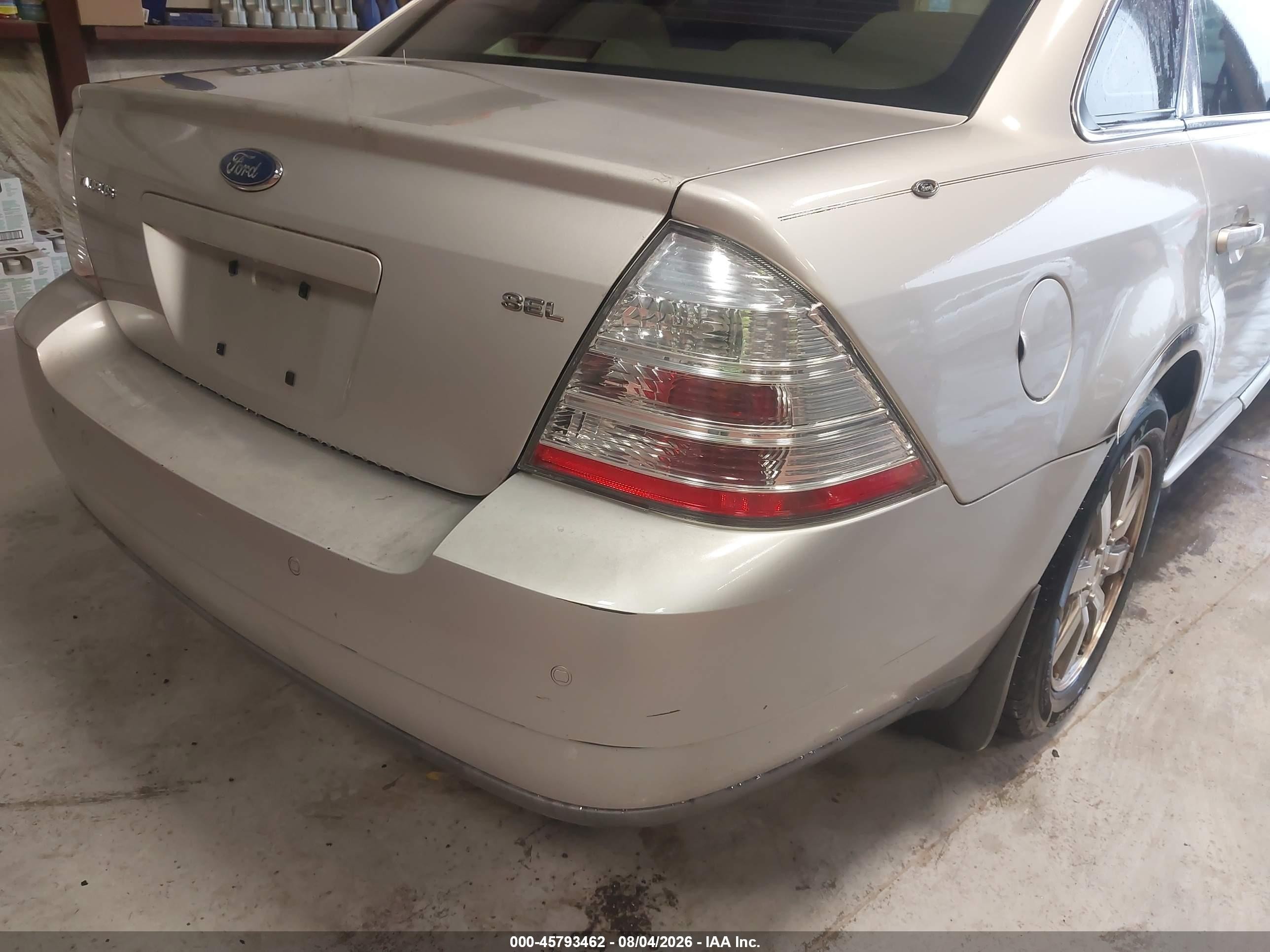 2008 Ford Taurus Sel Gray vin: 1FAHP24W98G125502