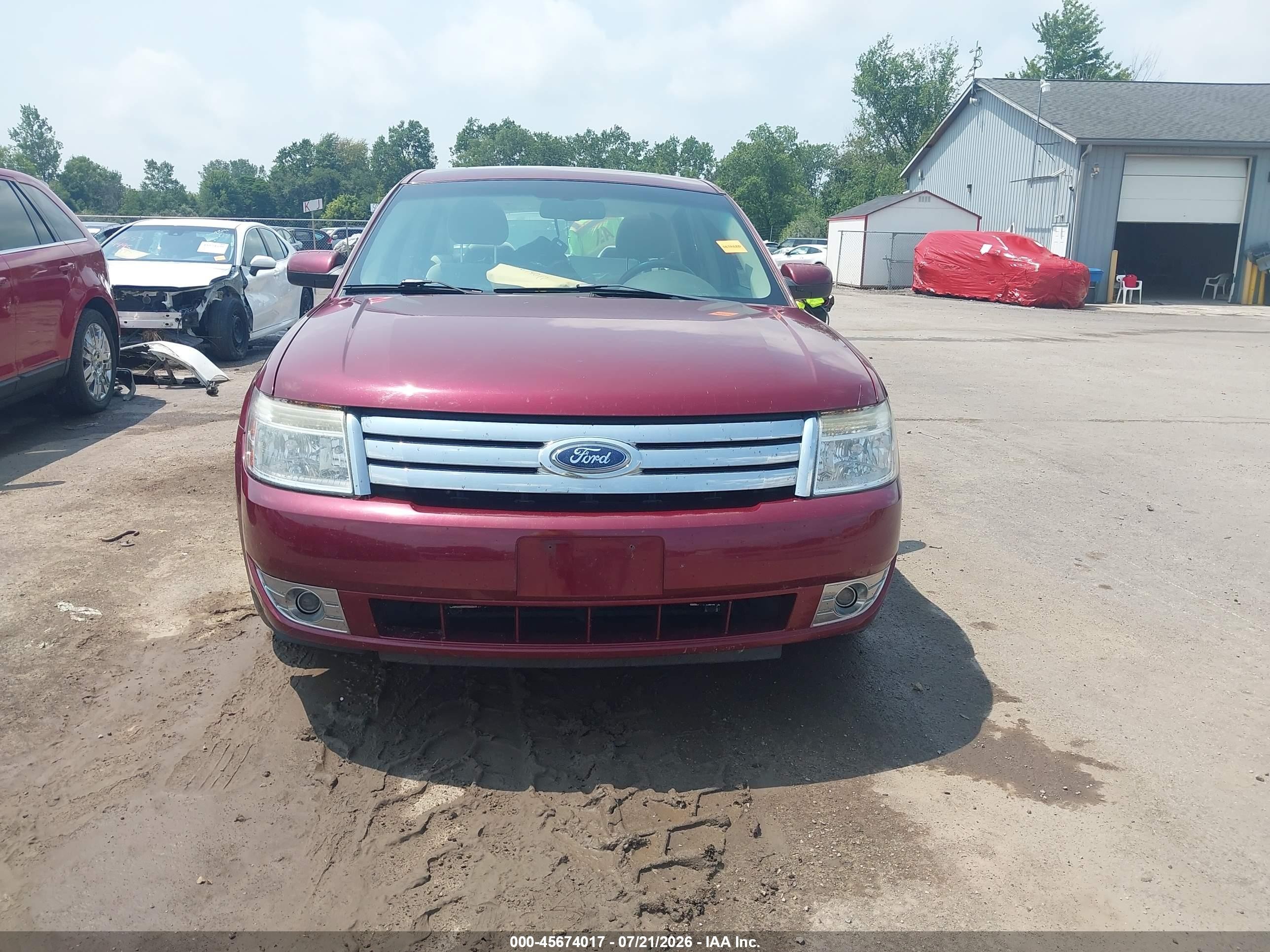 2008 Ford Taurus Sel Maroon vin: 1FAHP24W98G156233