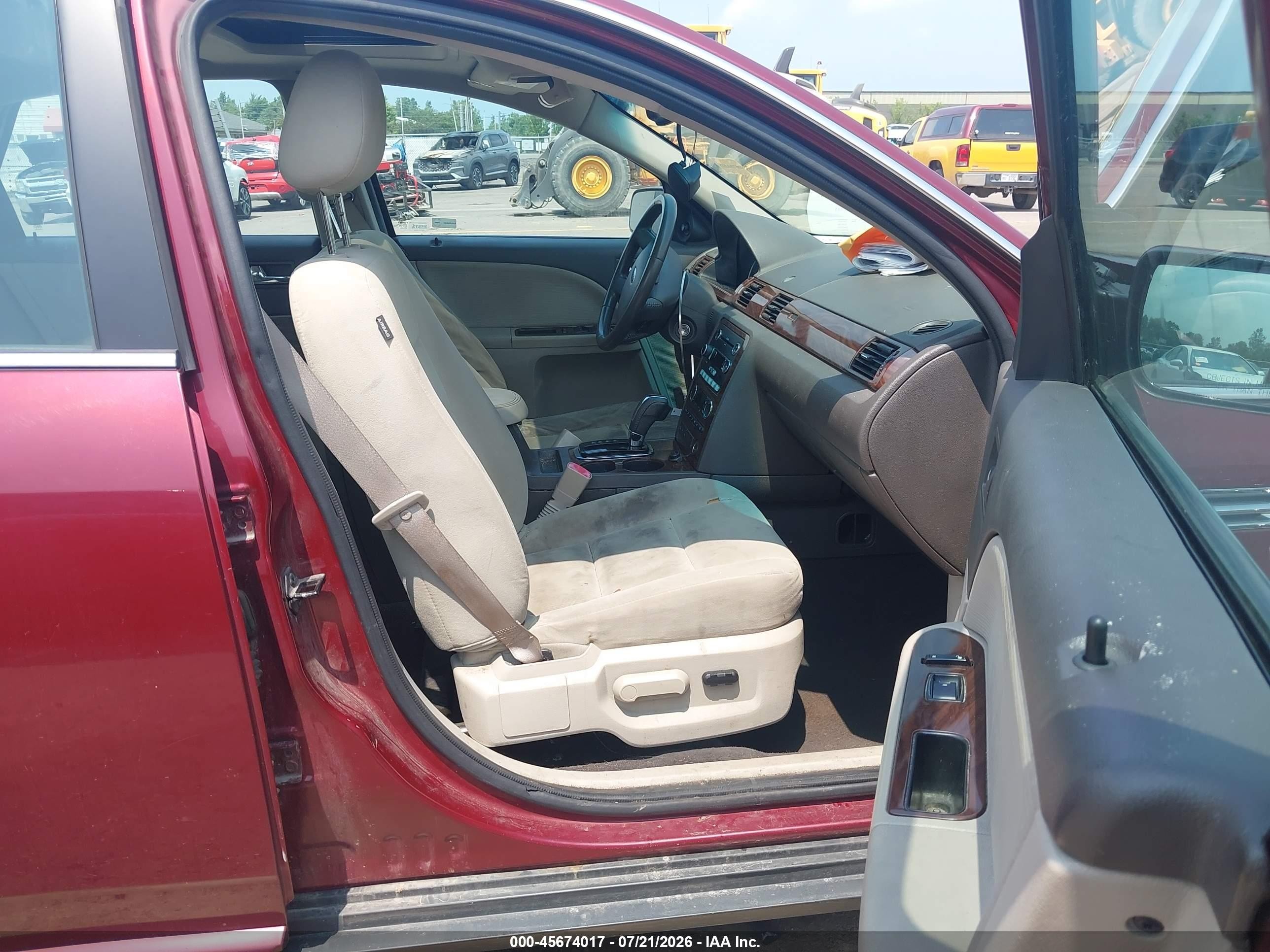 2008 Ford Taurus Sel Maroon vin: 1FAHP24W98G156233