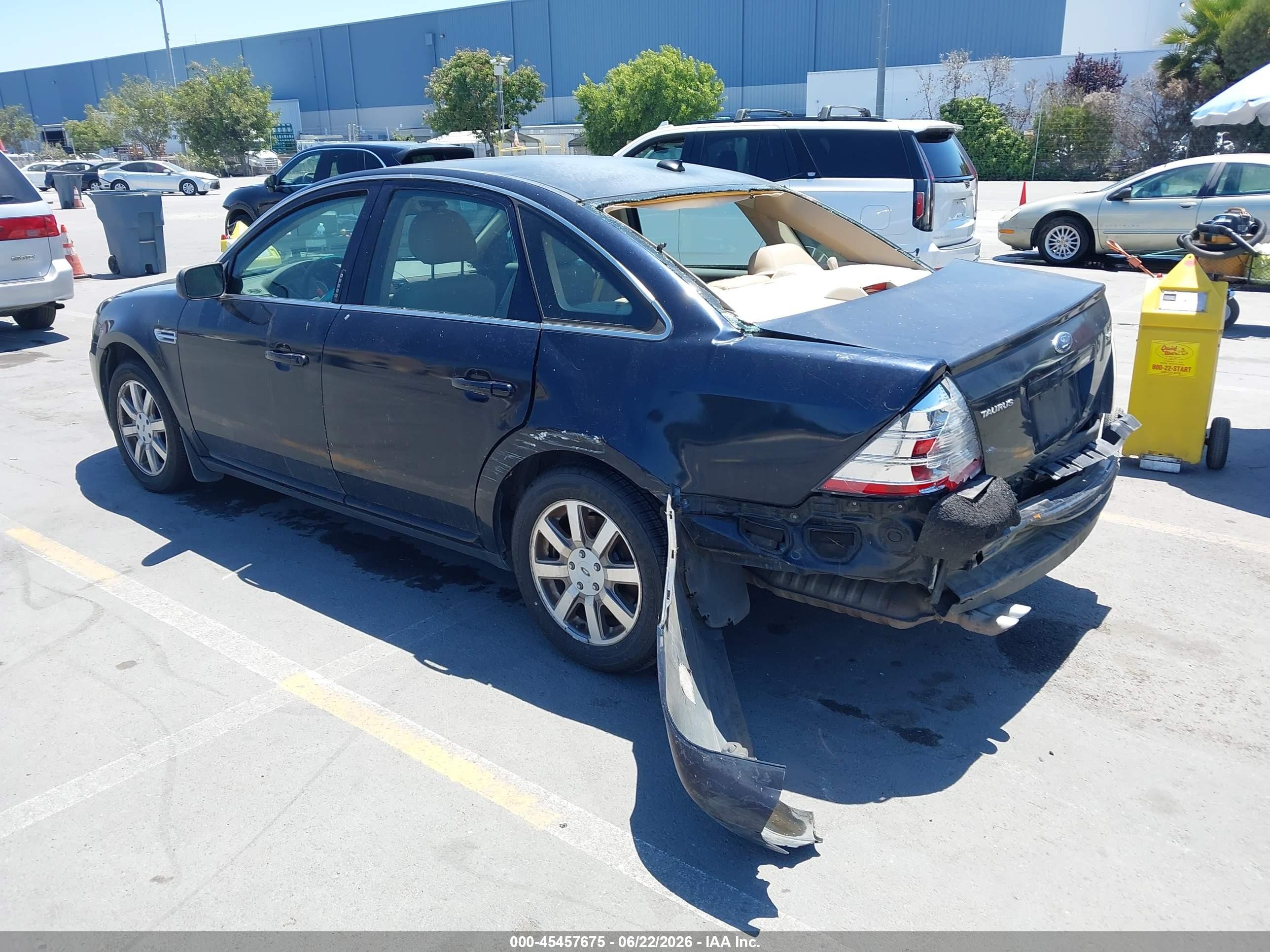 2008 Ford Taurus Sel Blue vin: 1FAHP24W98G159679