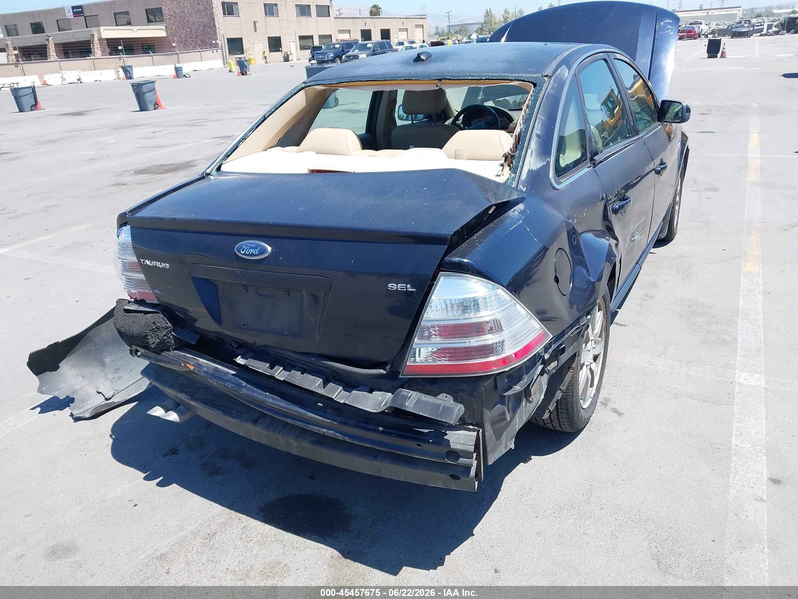 2008 Ford Taurus Sel Blue vin: 1FAHP24W98G159679
