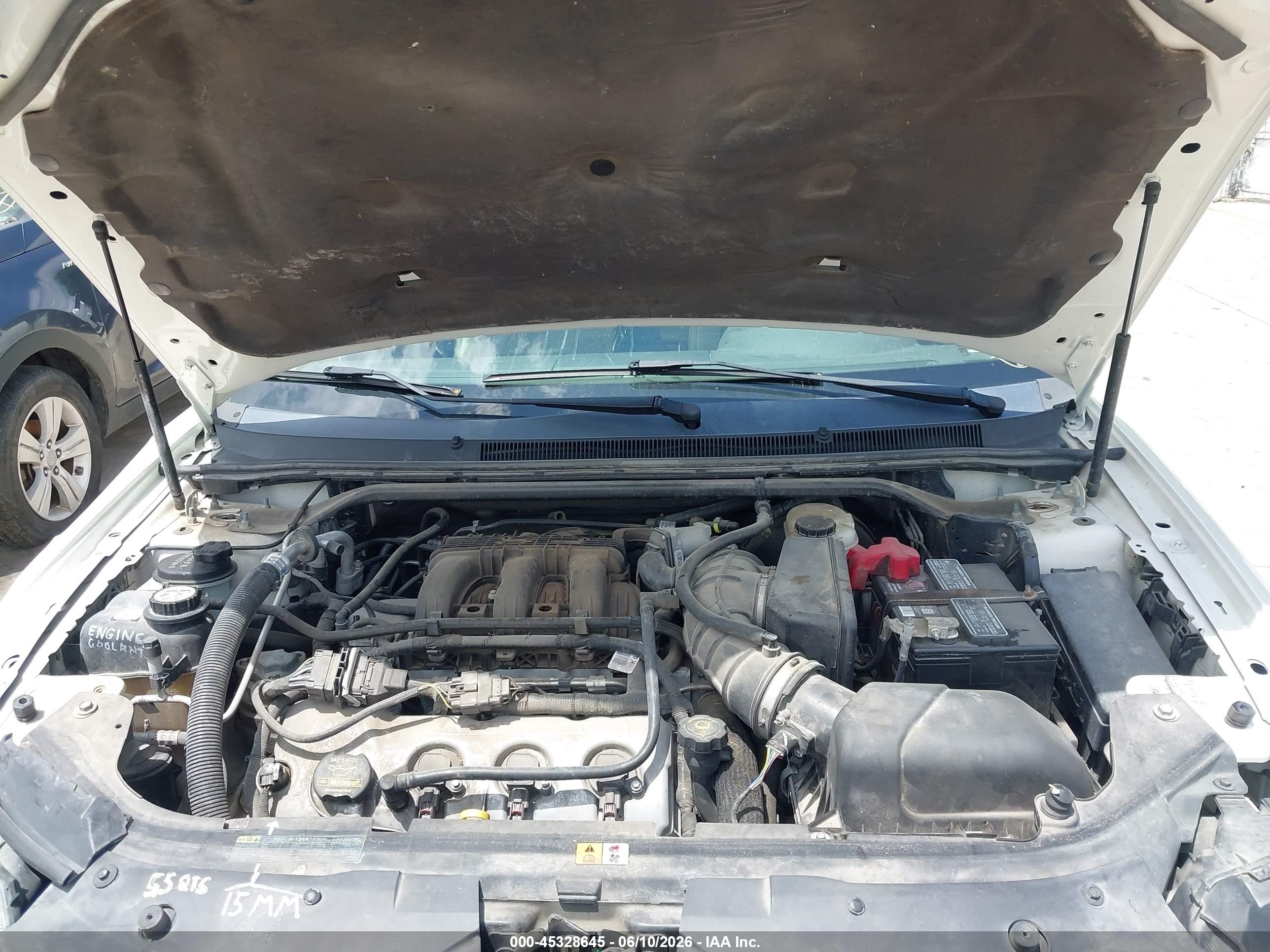 2009 Ford Taurus Sel White vin: 1FAHP24W99G106837