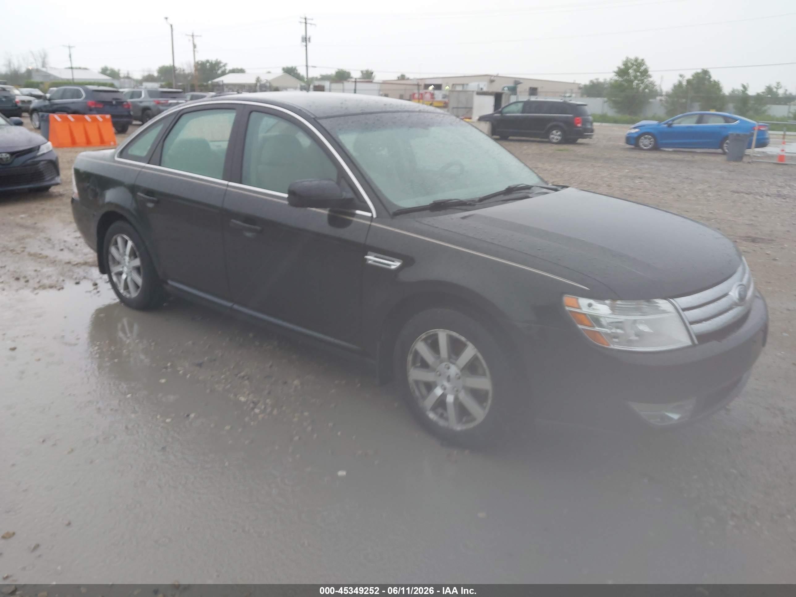 2008 Ford Taurus Sel Black vin: 1FAHP24WX8G185966