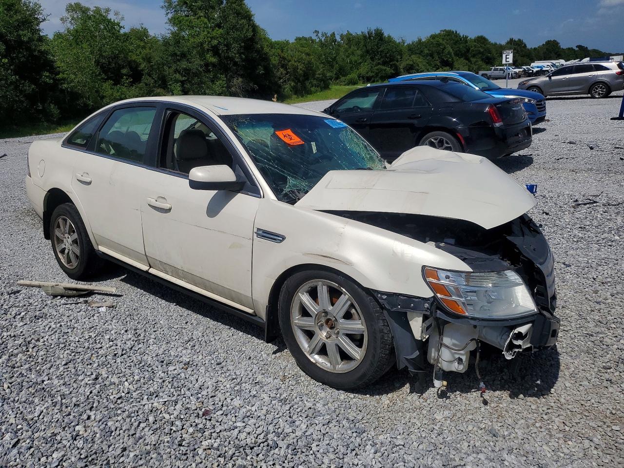 2009 Ford Taurus Sel White vin: 1FAHP24WX9G102778