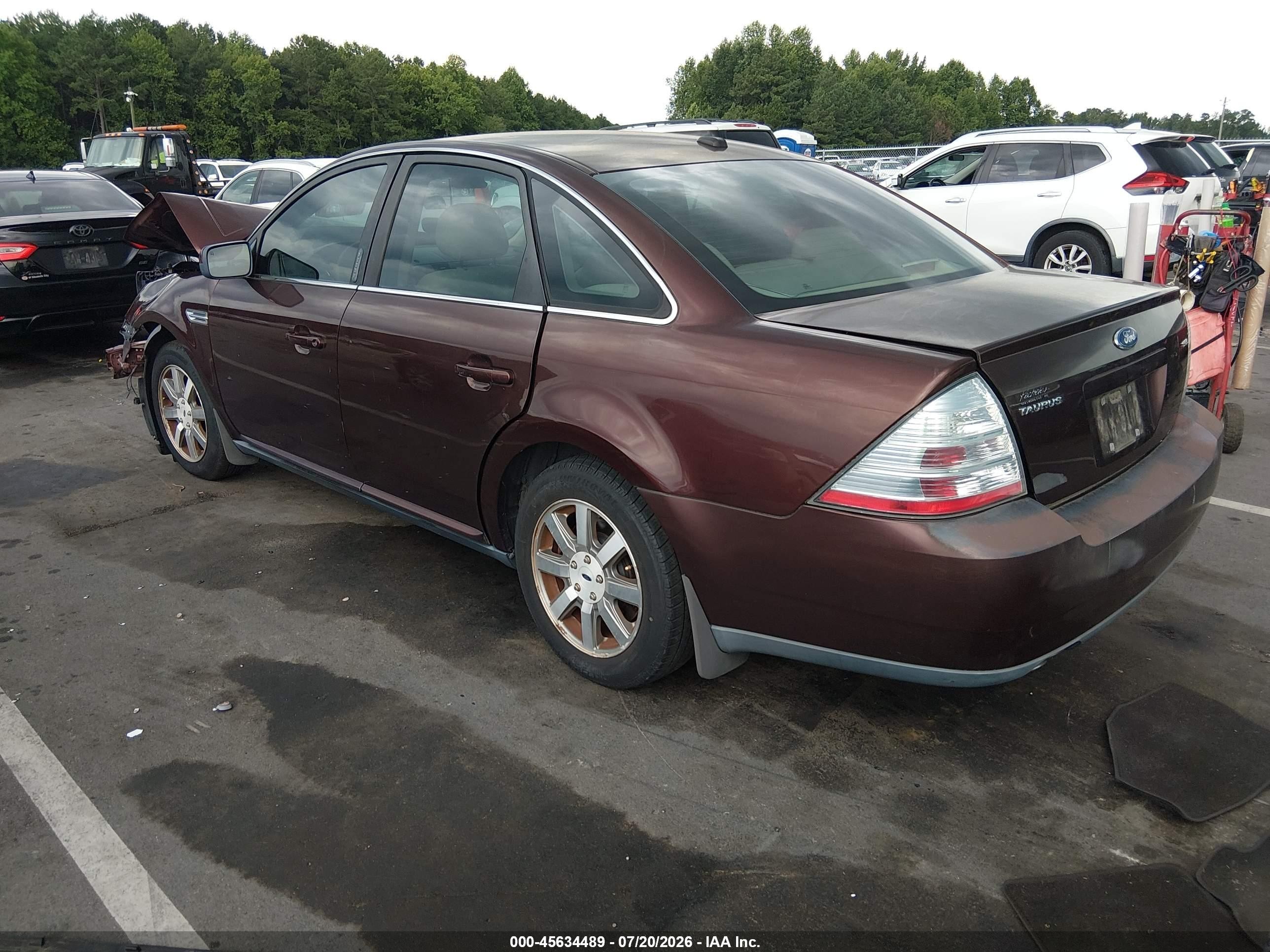 2009 Ford Taurus Sel Burgundy vin: 1FAHP24WX9G120116