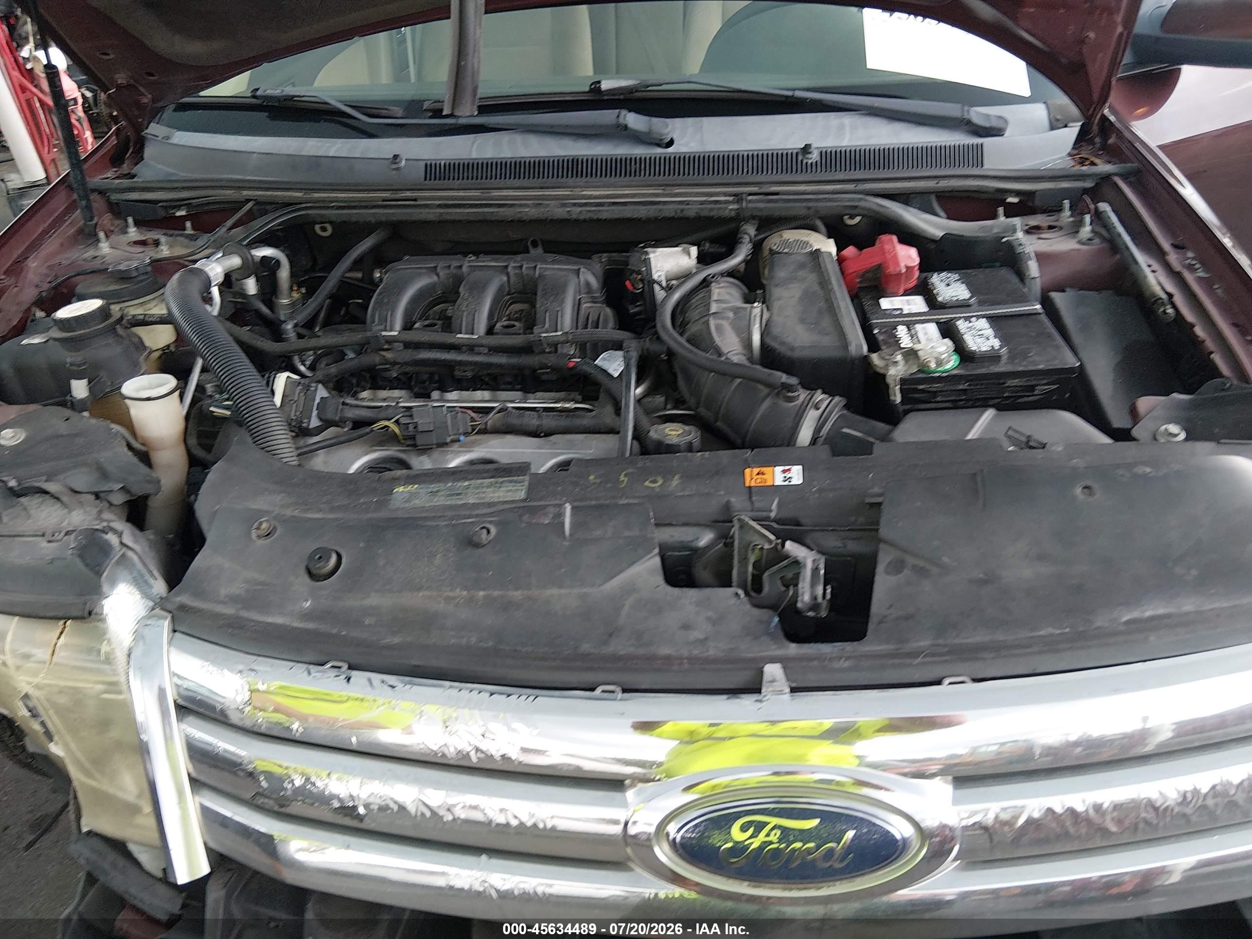 2009 Ford Taurus Sel Burgundy vin: 1FAHP24WX9G120116