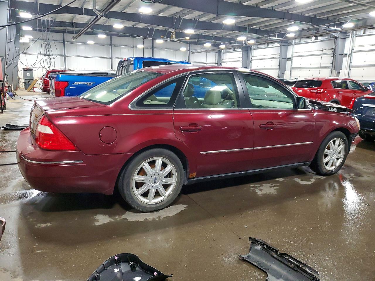 2005 Ford Five Hundred Limited Maroon vin: 1FAHP25155G105200