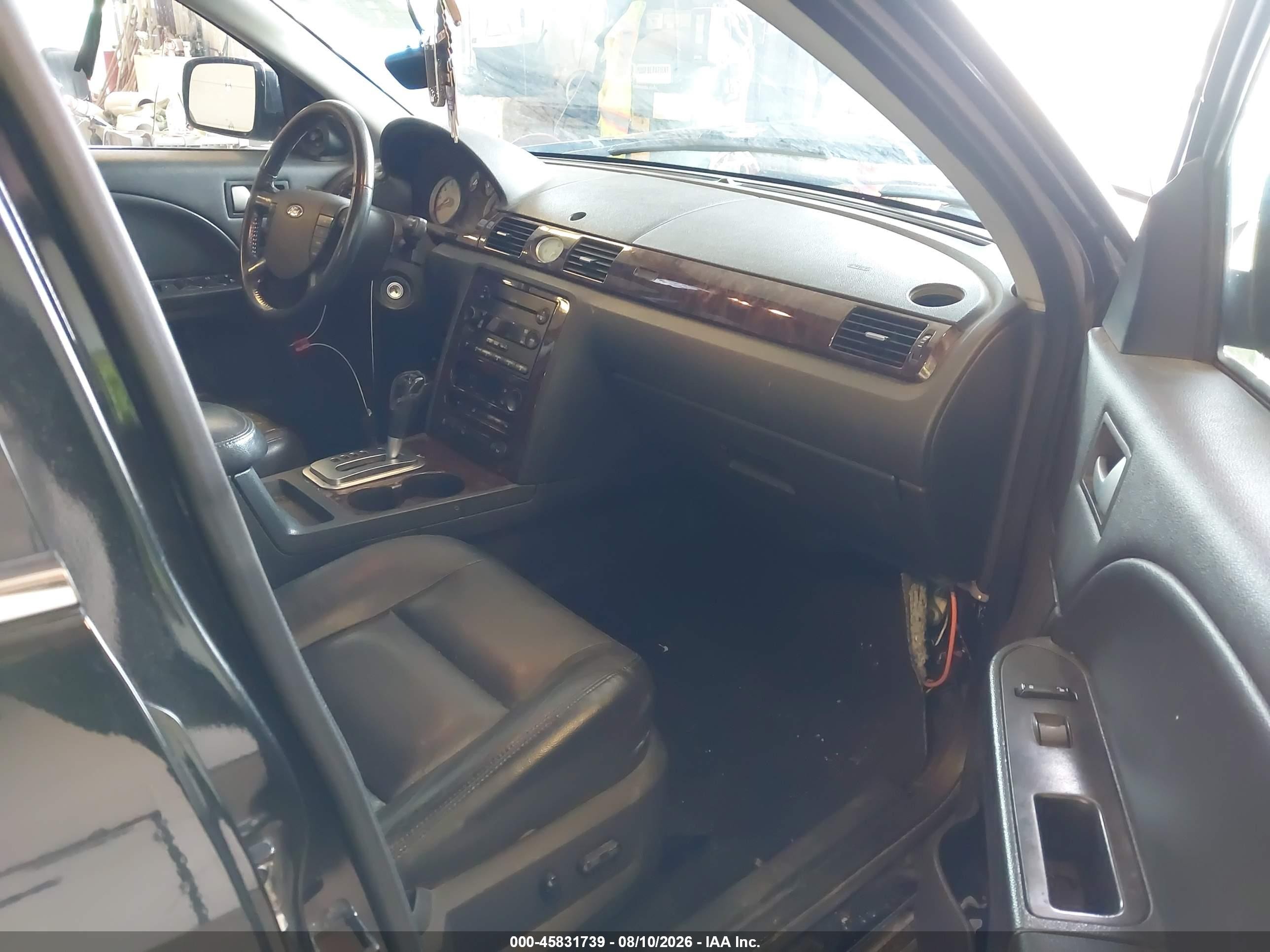 2006 Ford Five Hundred Limited Black vin: 1FAHP25176G112148