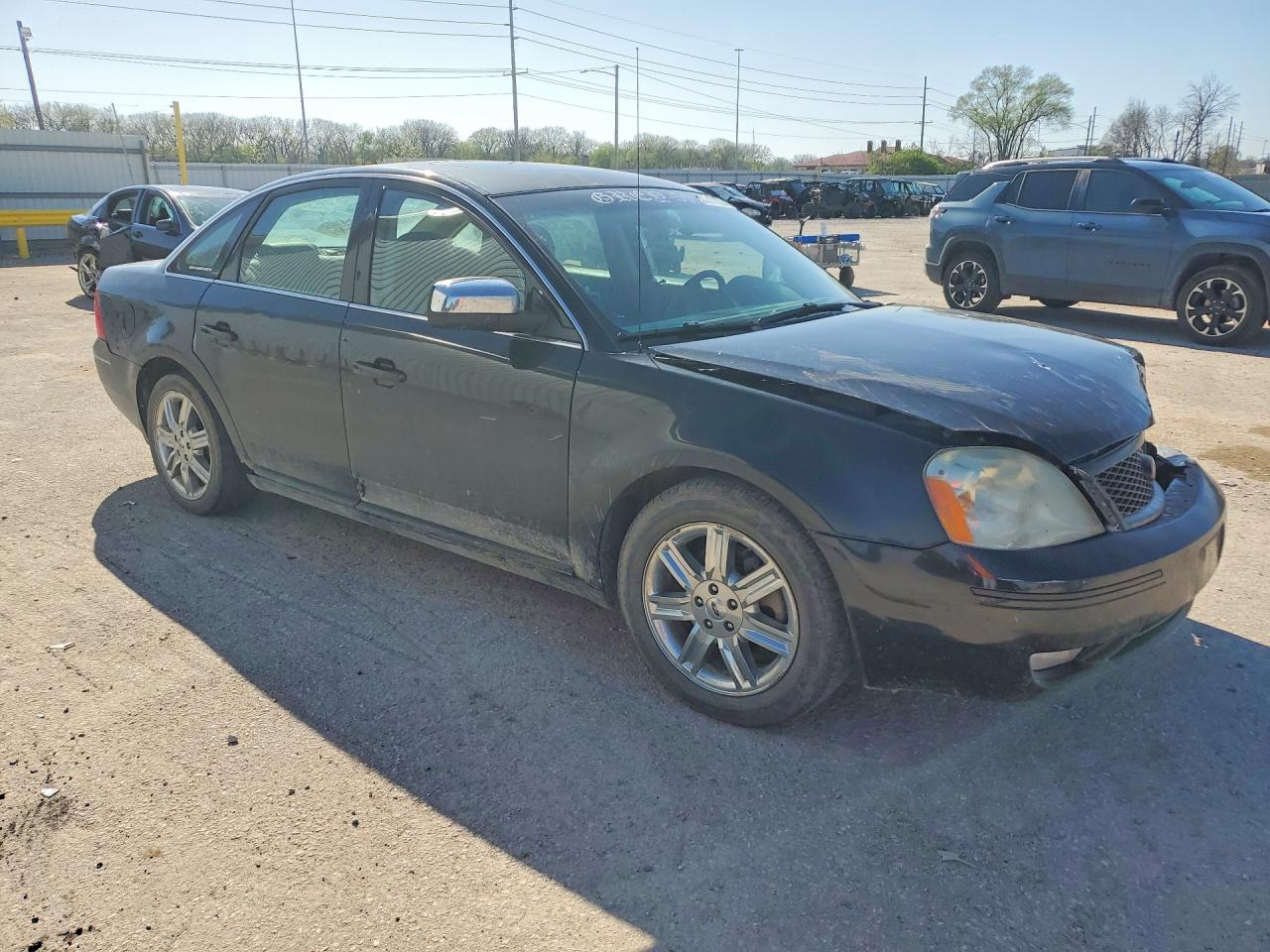 2007 Ford Five Hundred Black vin: 1FAHP25197G130636