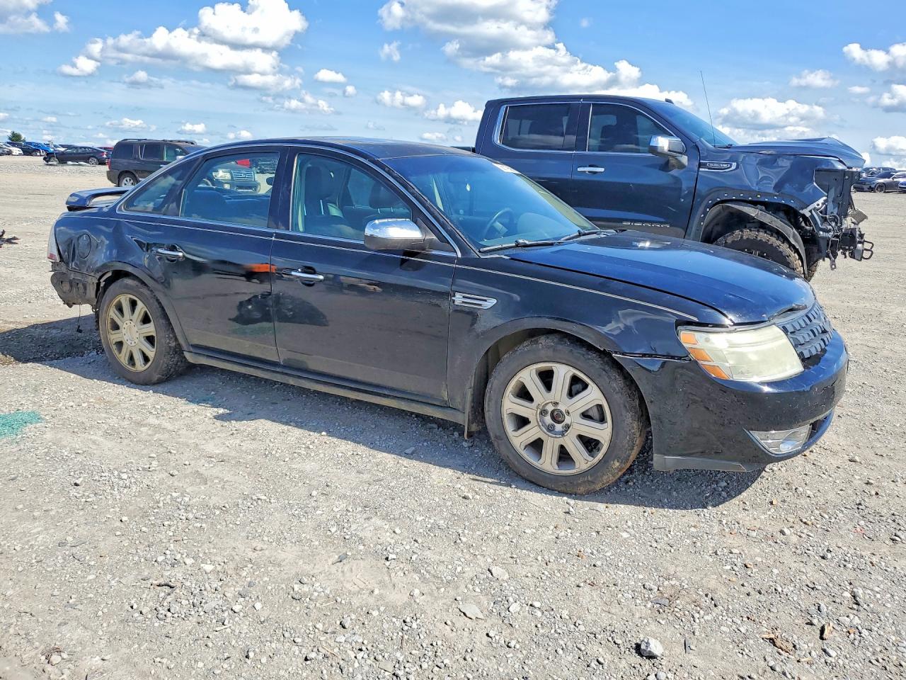 2008 Ford Taurus Limited Black vin: 1FAHP25W08G135088