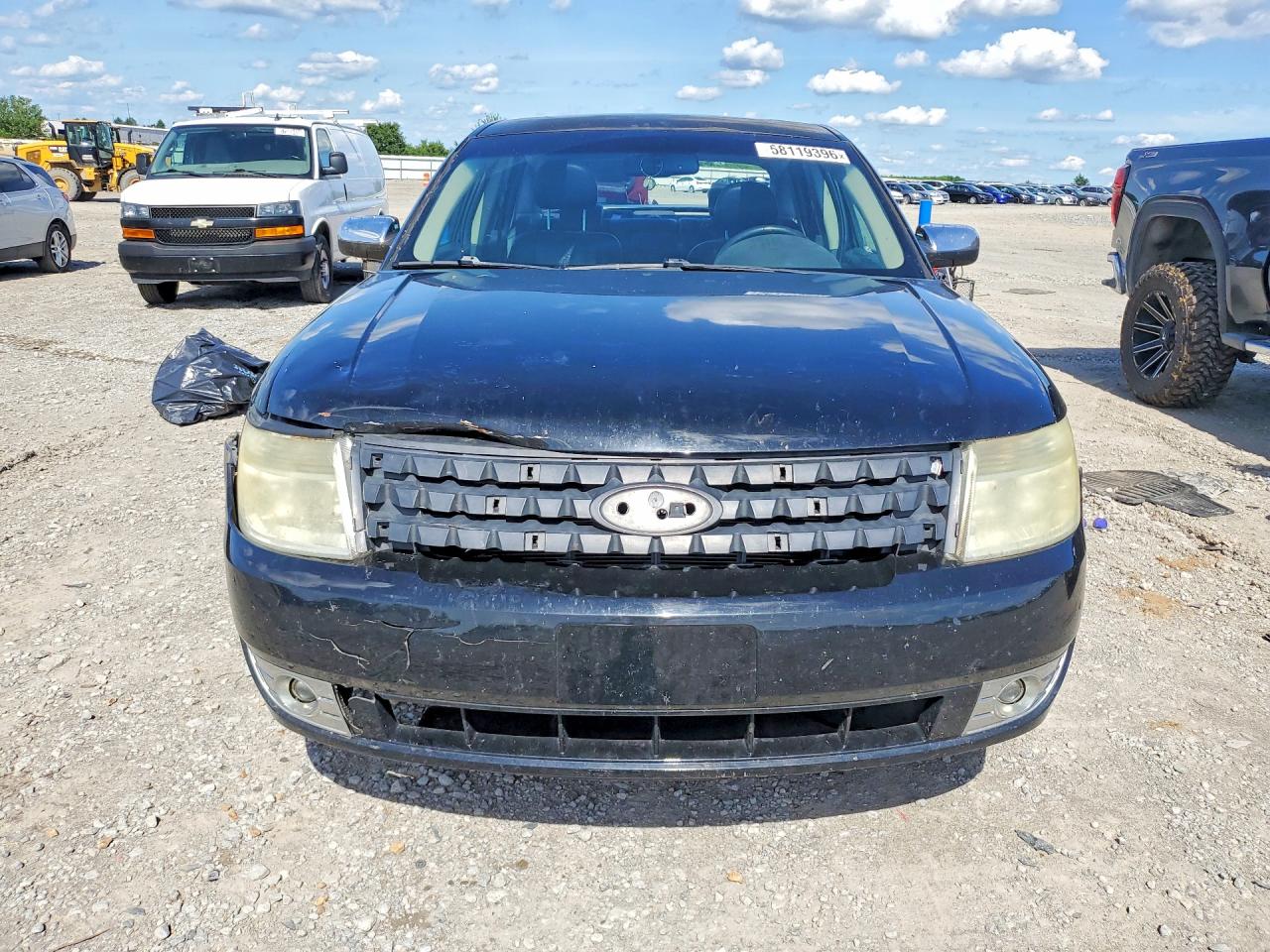 2008 Ford Taurus Limited Black vin: 1FAHP25W08G135088