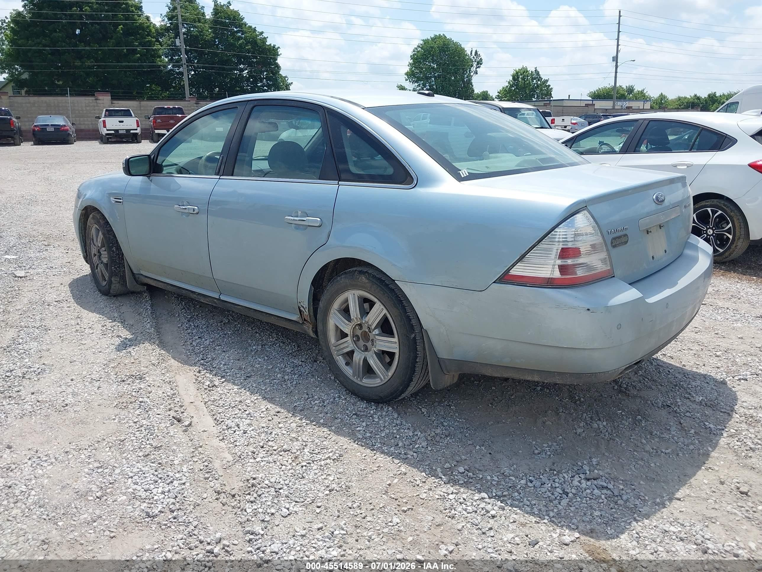 2009 Ford Taurus Limited Light Blue vin: 1FAHP25W29G103132