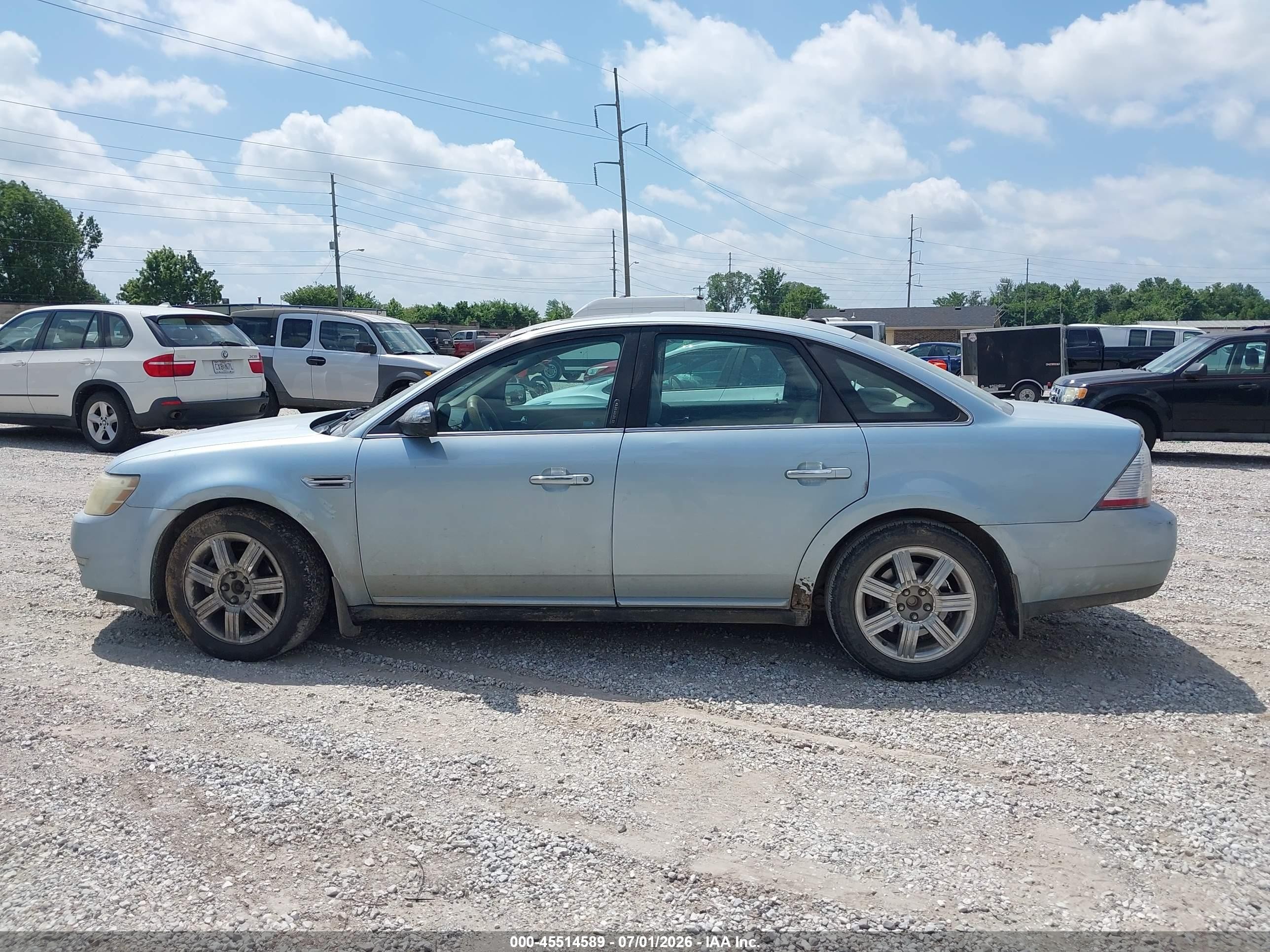 2009 Ford Taurus Limited Light Blue vin: 1FAHP25W29G103132