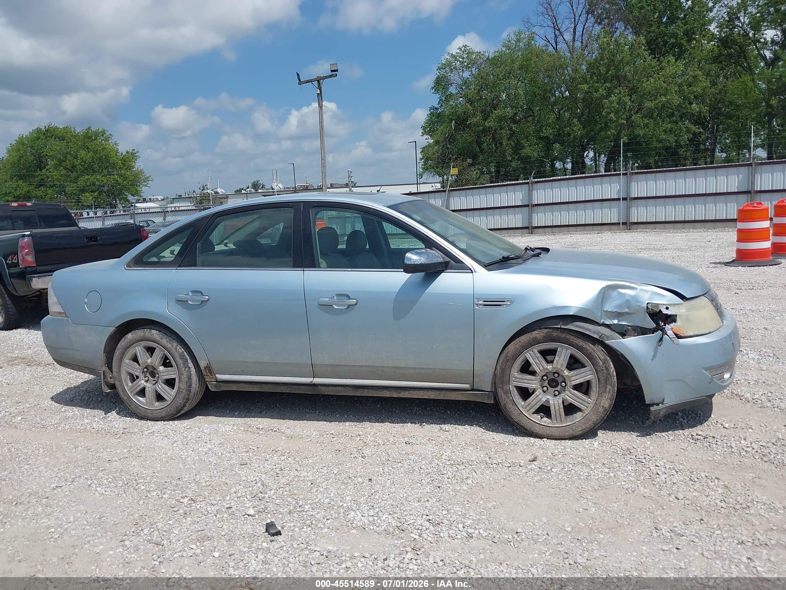 2009 Ford Taurus Limited Light Blue vin: 1FAHP25W29G103132