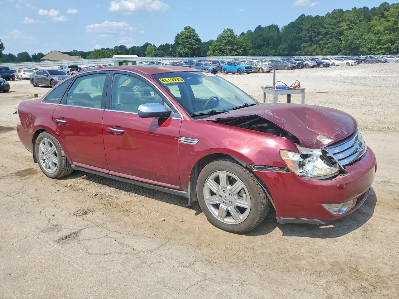 2008 Ford Taurus Limited Burgundy vin: 1FAHP25W48G136213