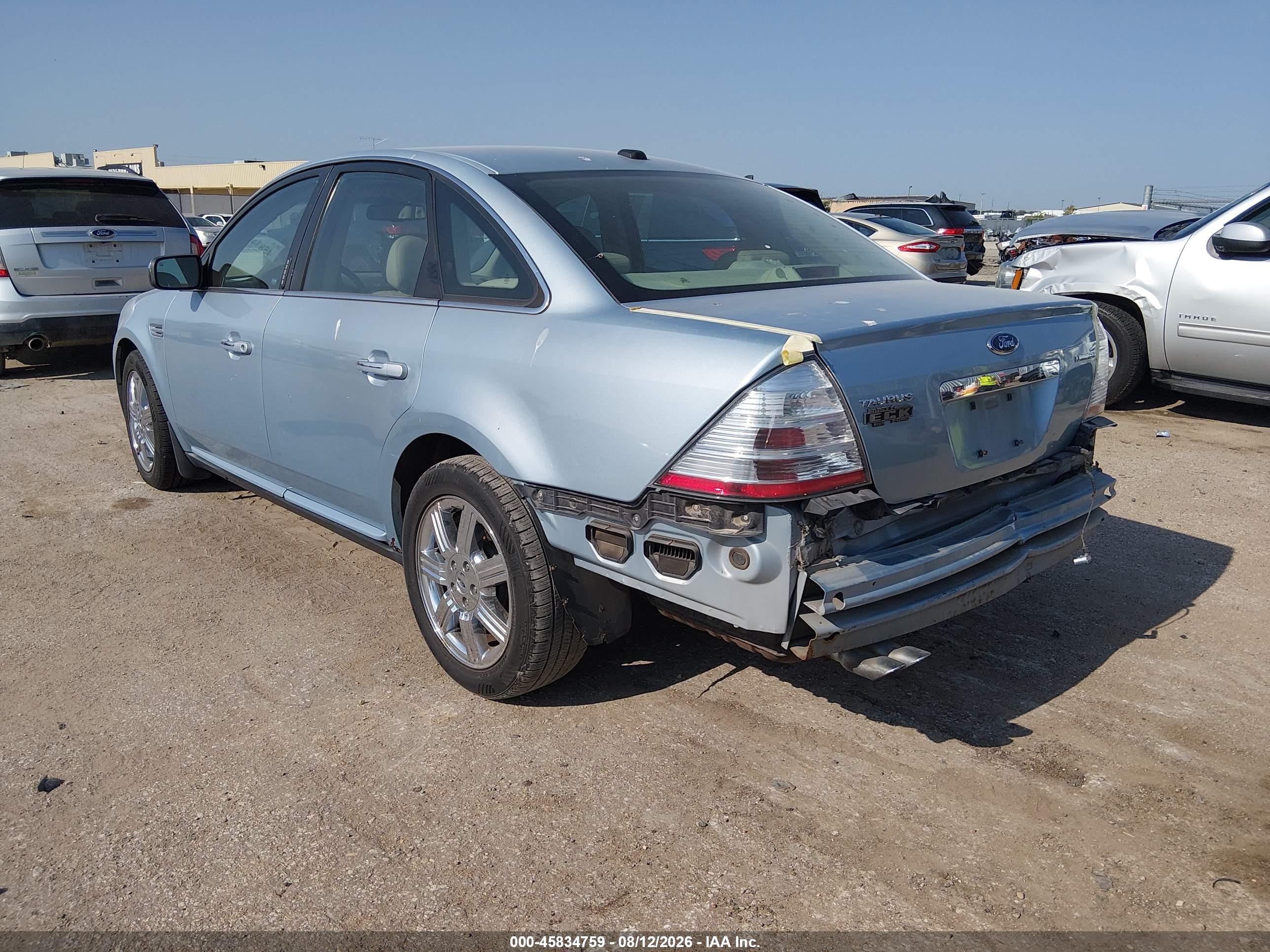 2008 Ford Taurus Limited Синий vin: 1FAHP25W48G182785