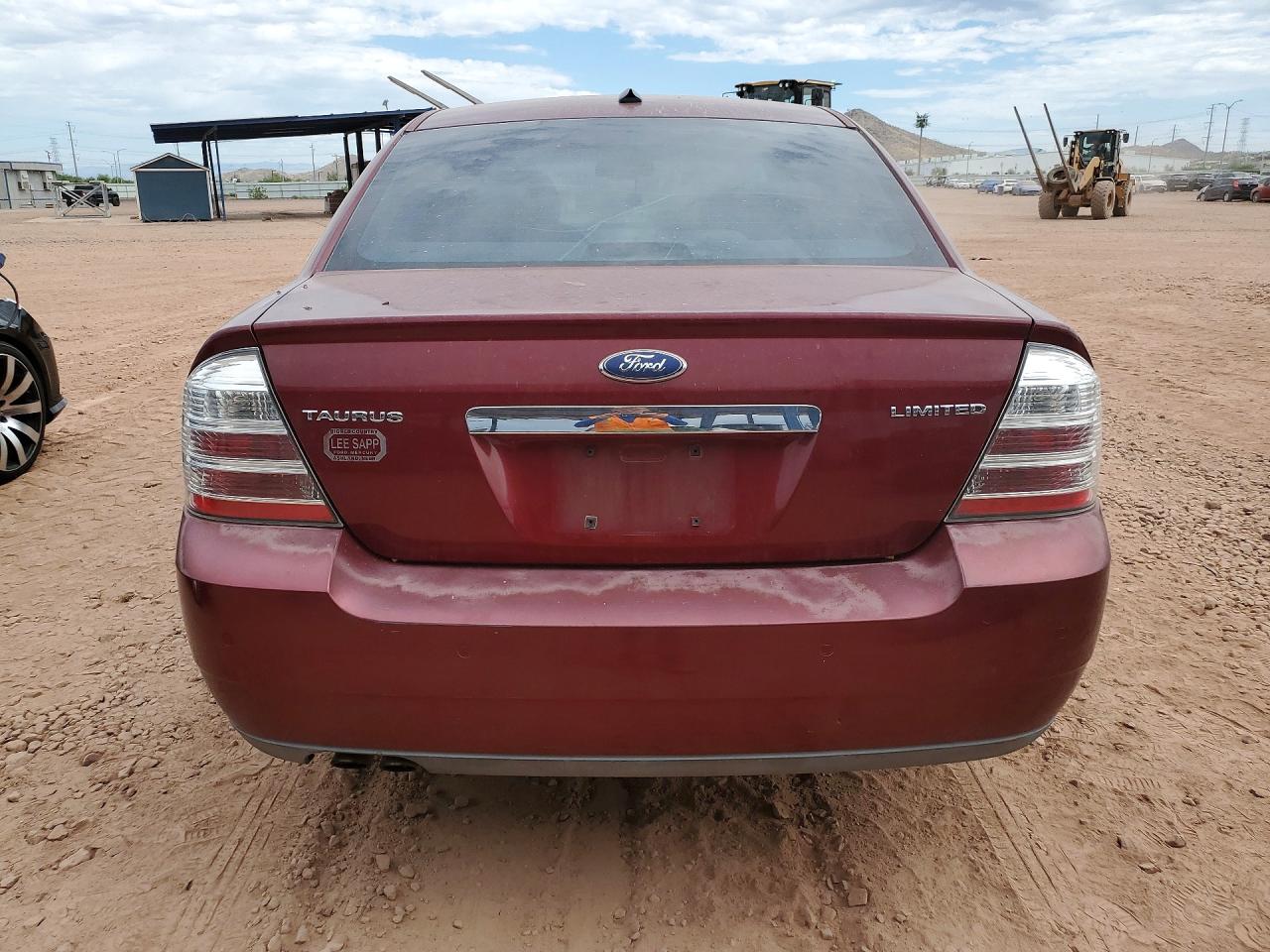2008 Ford Taurus Limited Maroon vin: 1FAHP25W58G128671