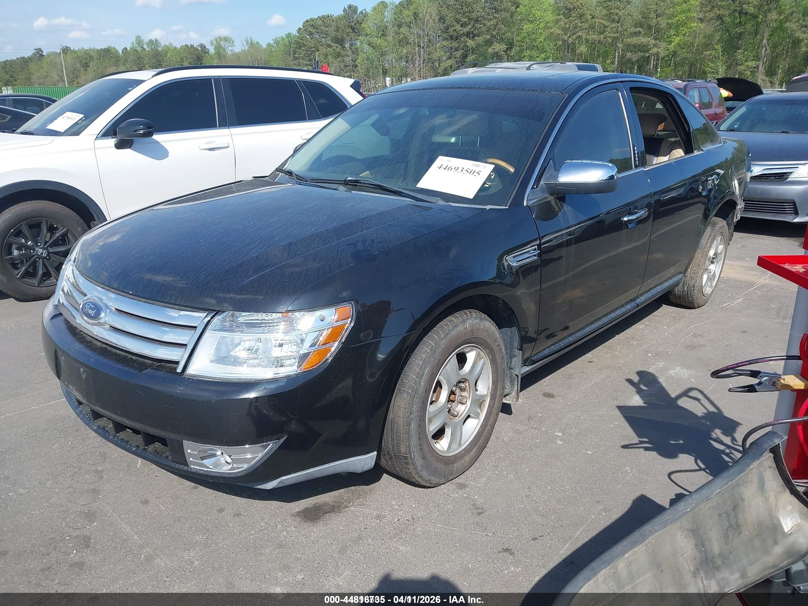2008 Ford Taurus Limited Black vin: 1FAHP25W58G164909