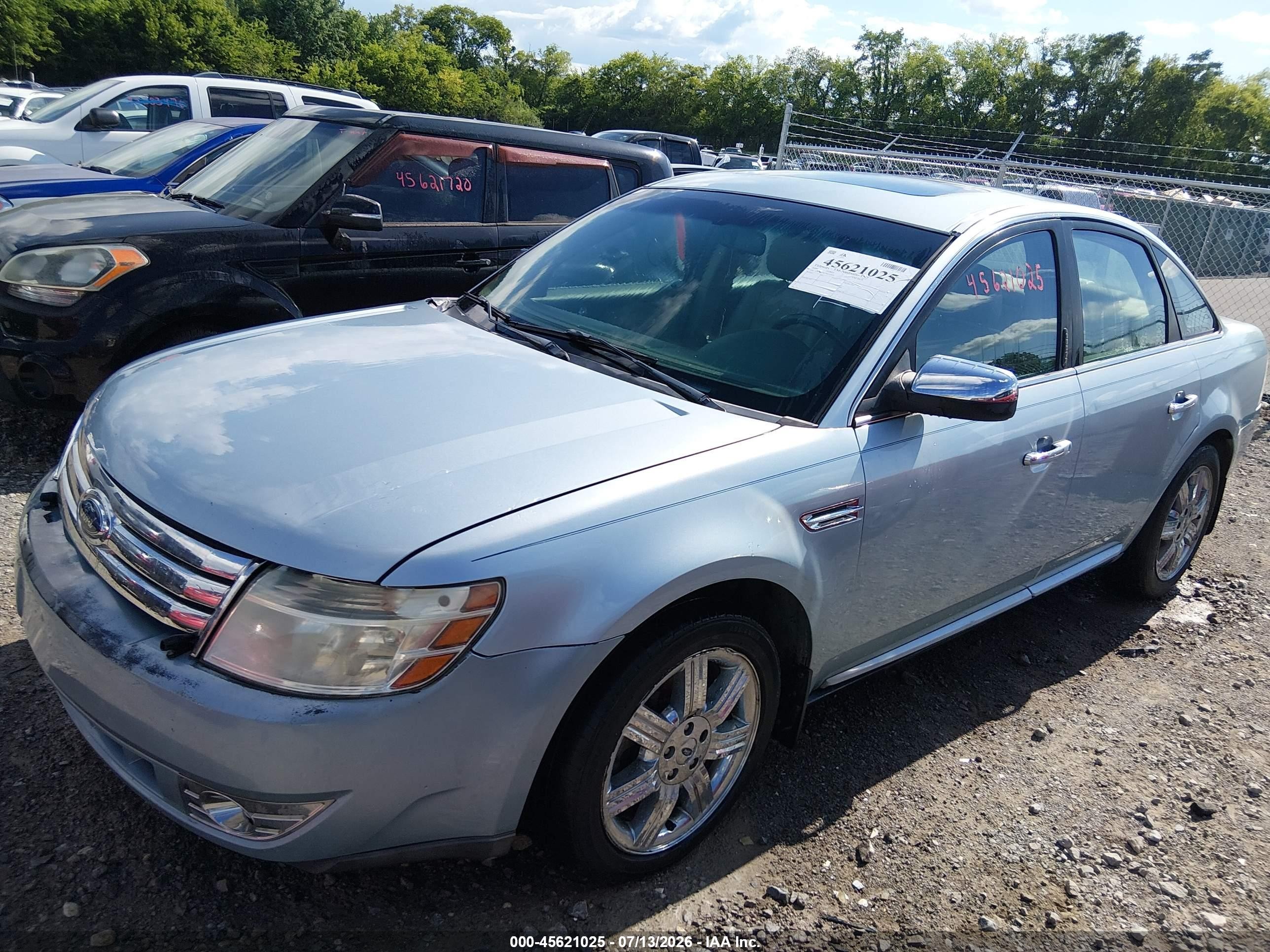 2009 Ford Taurus Limited Blue vin: 1FAHP25W79G110304